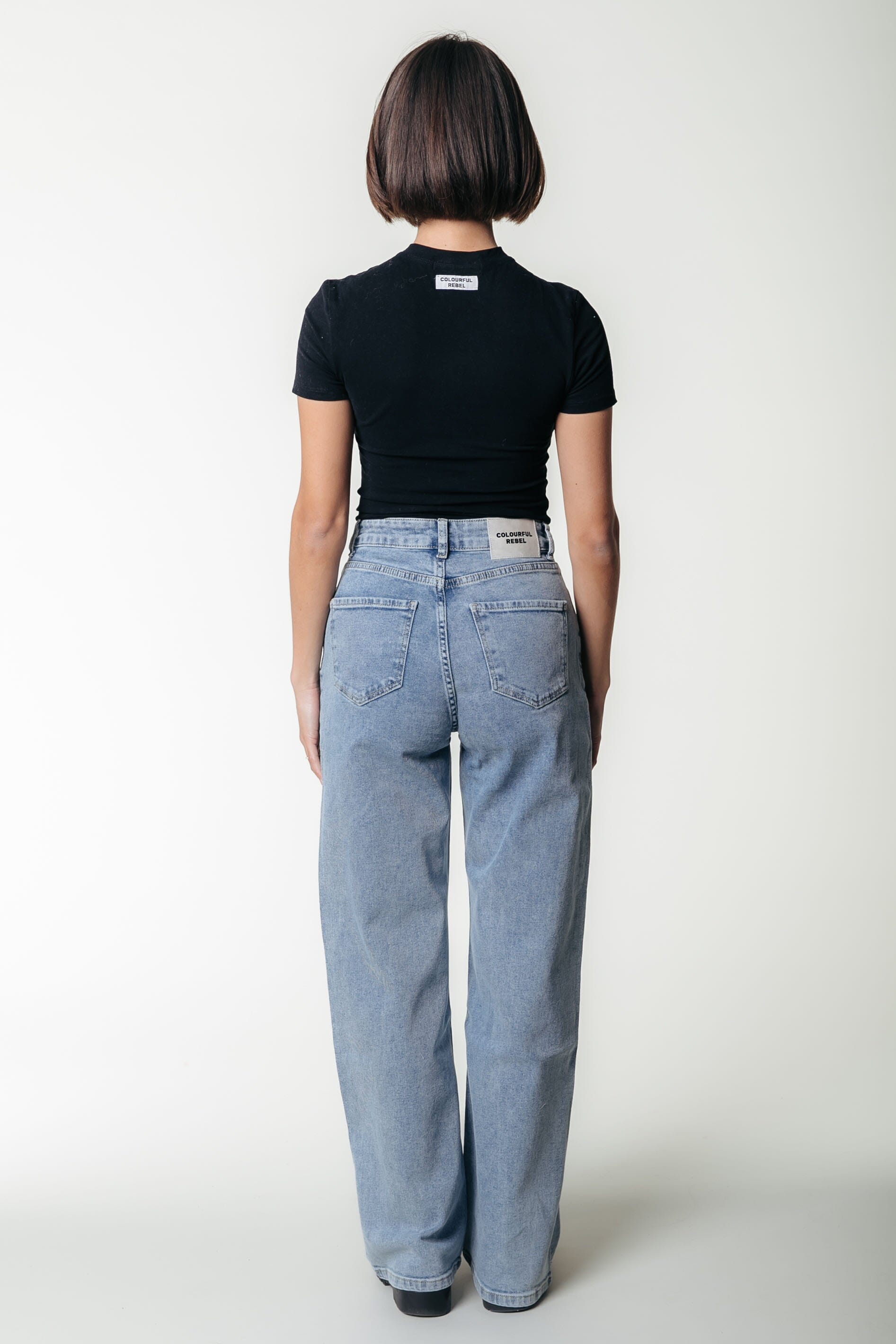 Colourful Rebel Gaias High Rise Denim | Denim blue