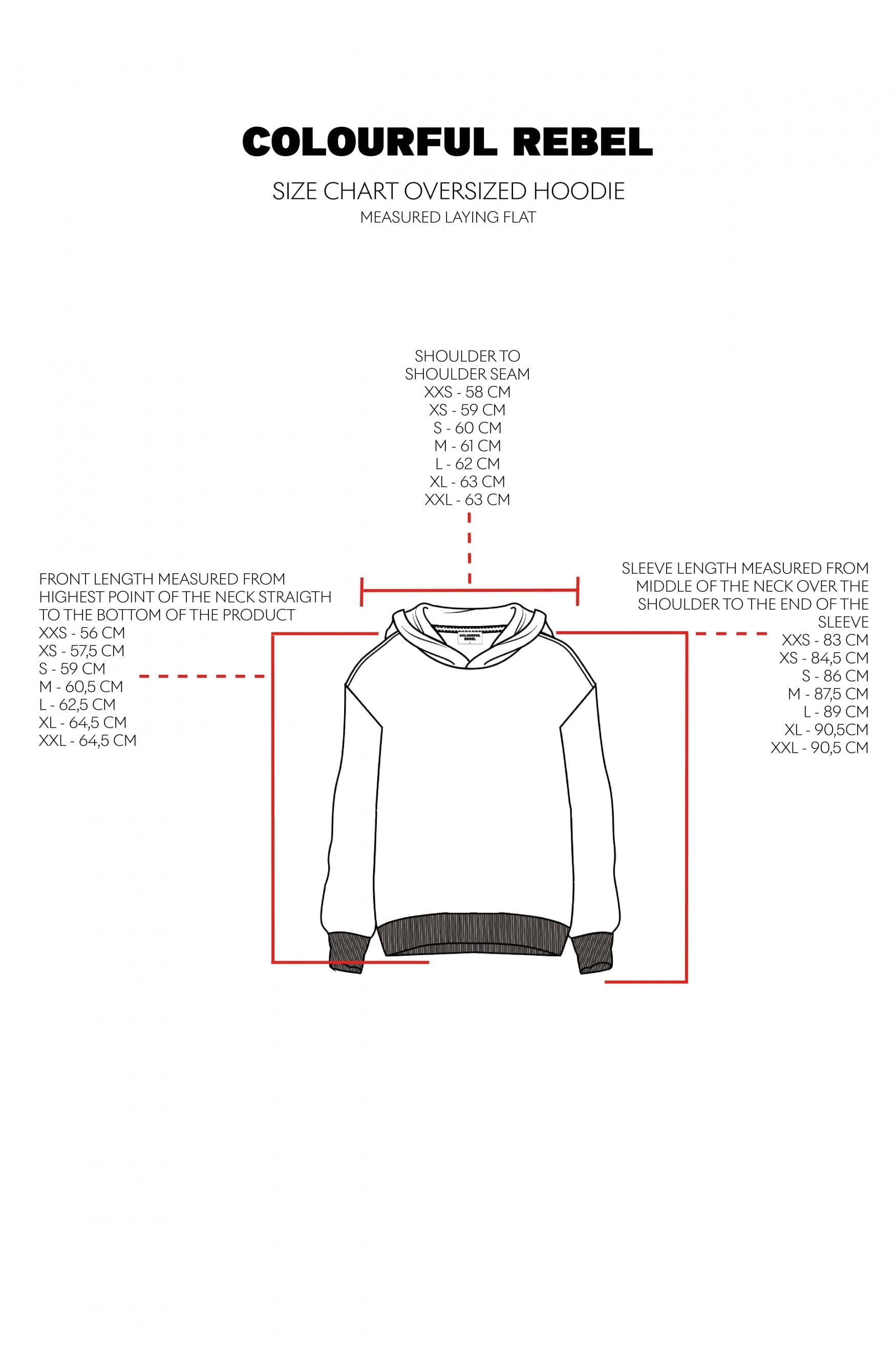 Colourful Rebel Logo Hoodie | Anthracite