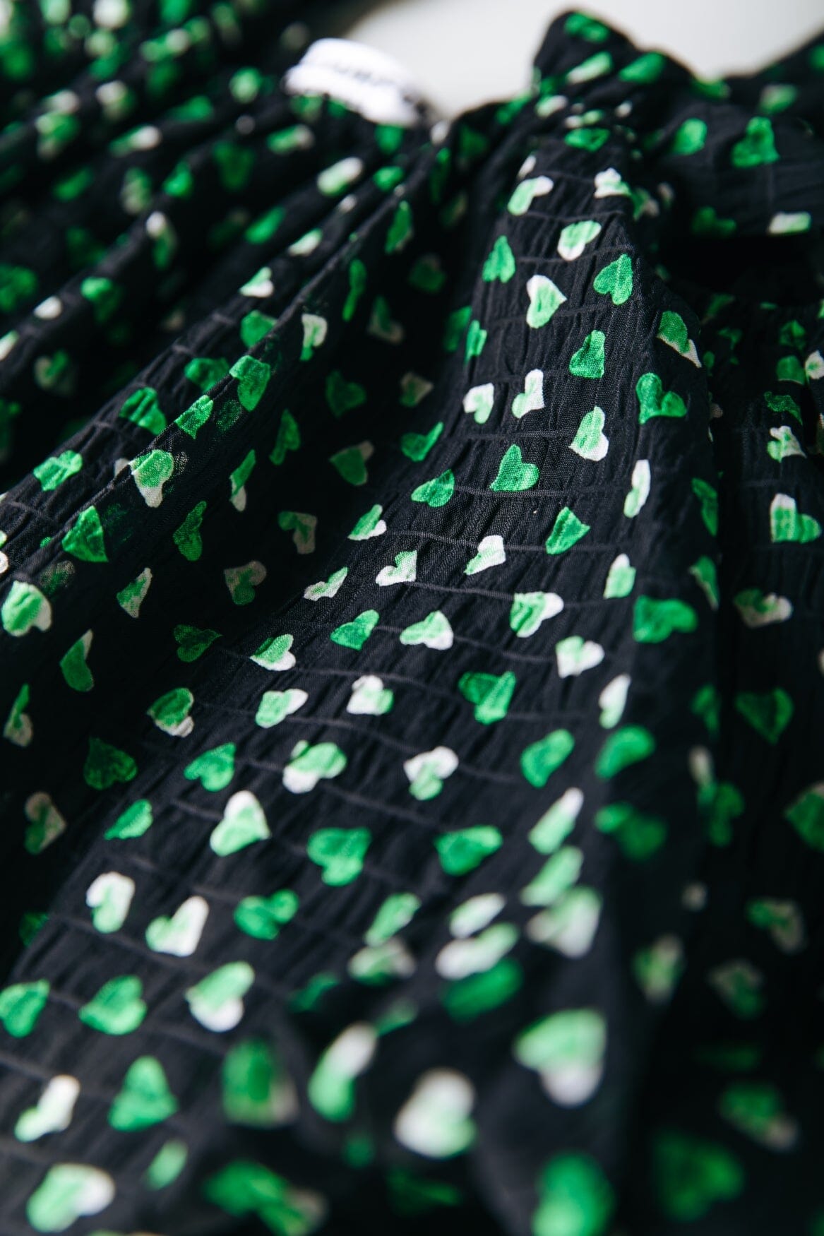 Colourful Rebel Milan Hearts Spaghetti Top | Bright green