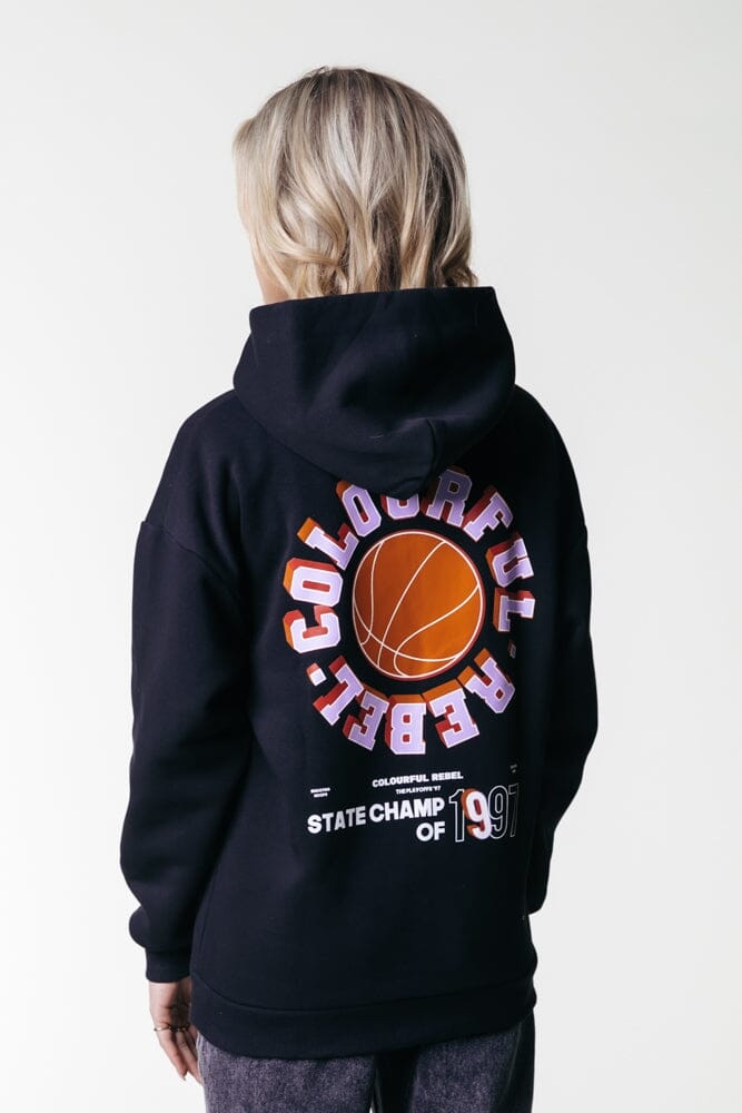Colourful Rebel State Champ Hoodie | Black