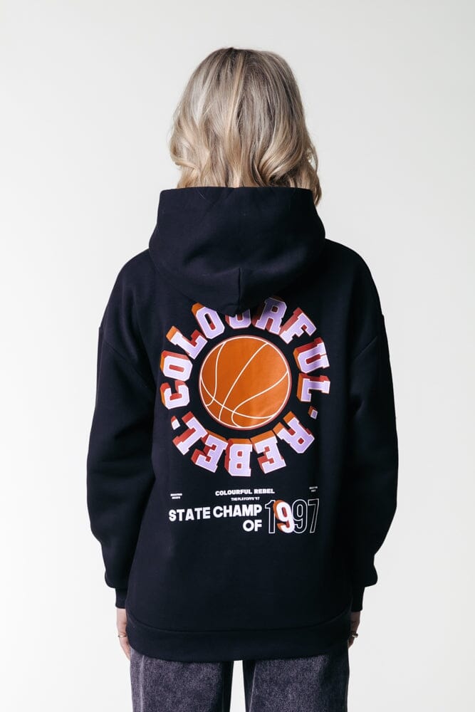 Colourful Rebel State Champ Hoodie | Black 8720867026396