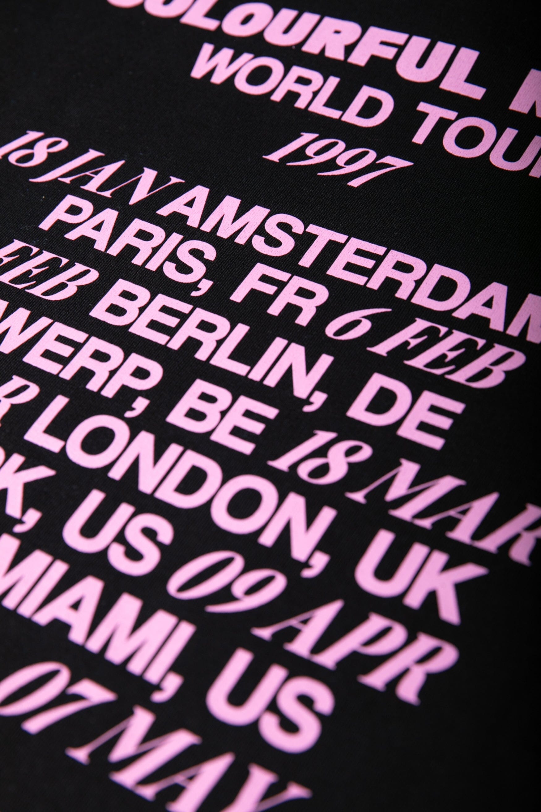 Colourful Rebel World Hoodie | Black