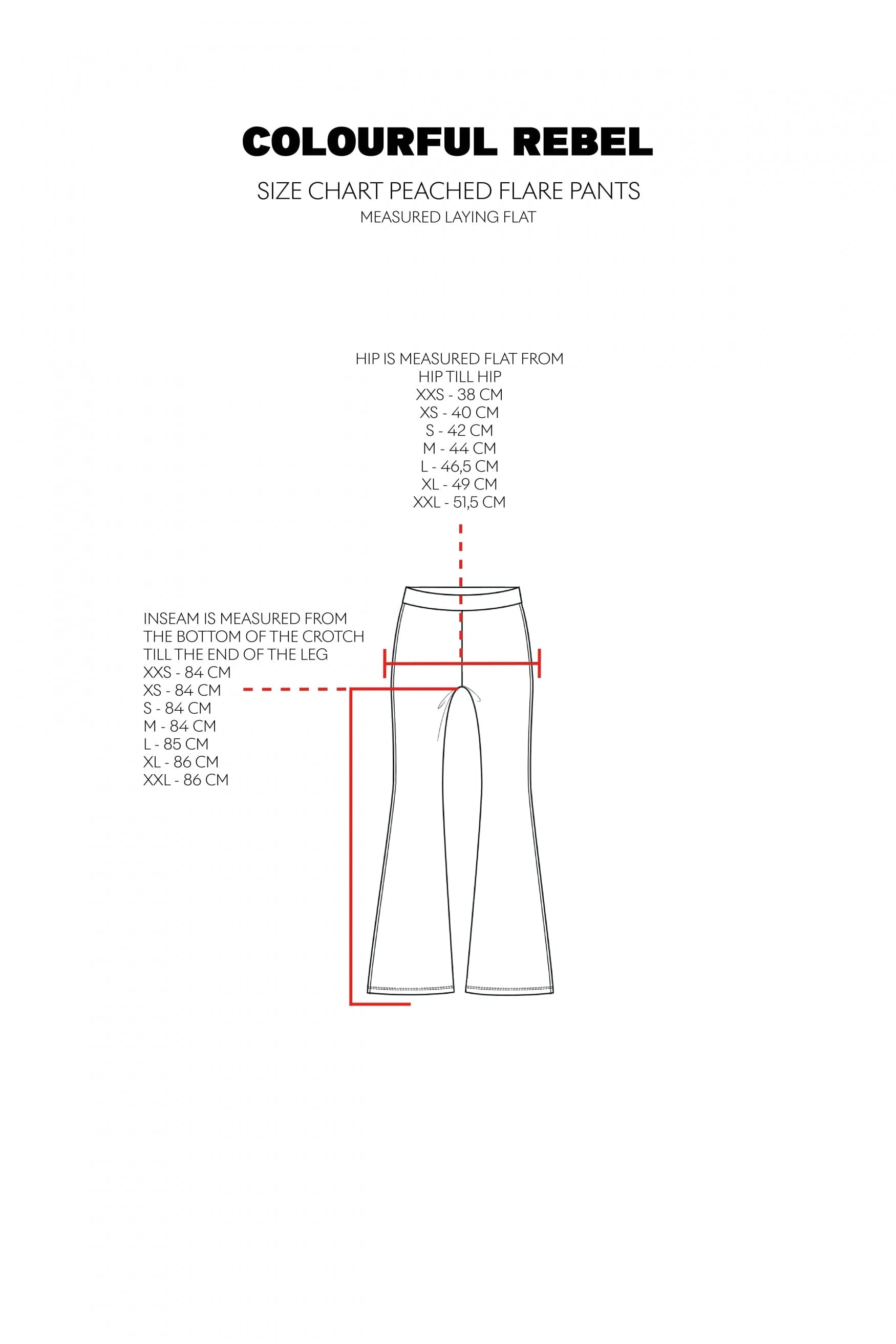 Colourful Rebel Big Flower Flare Pants | Multicolor