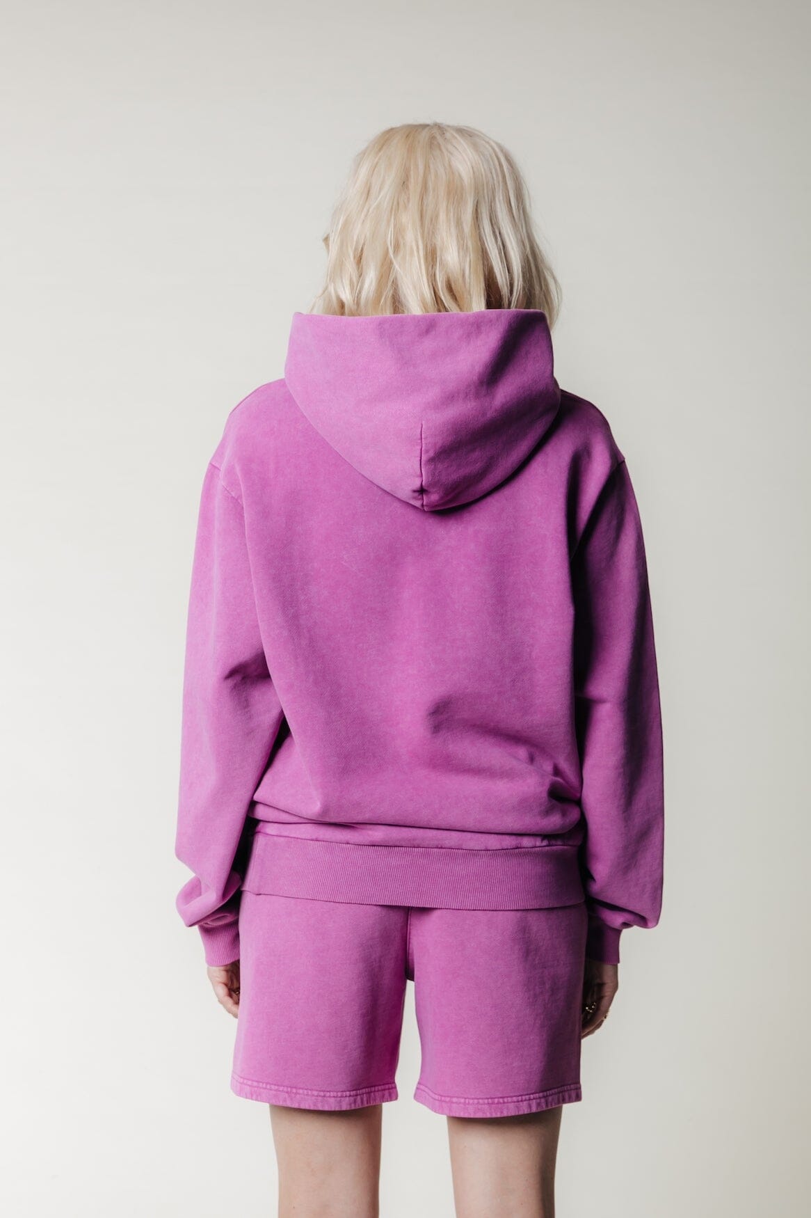 Colourful Rebel Colourful Rebel Washed Hoodie | Fuchsia