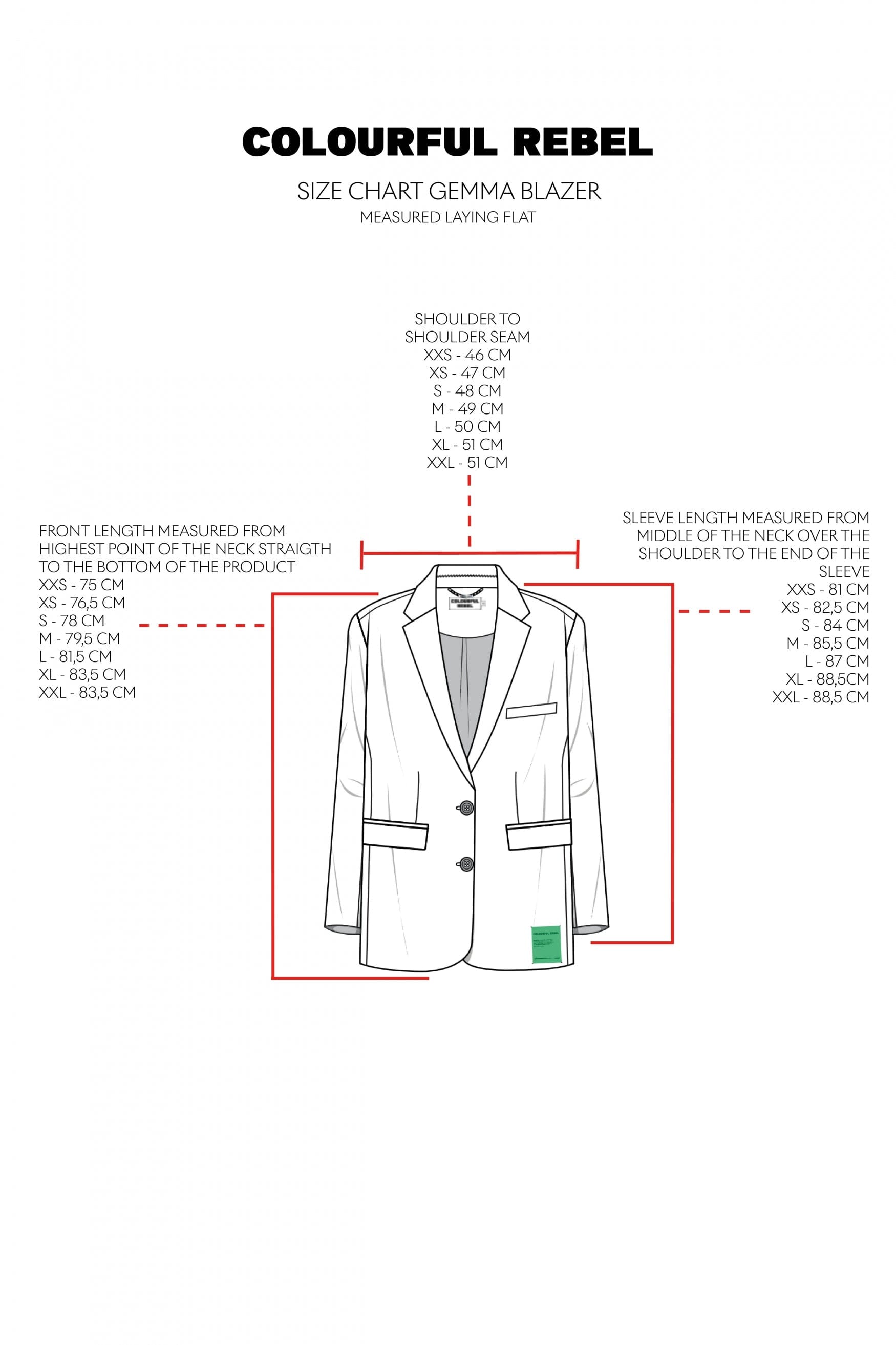 Colourful Rebel Gemma Oversized Blazer | Neon lime