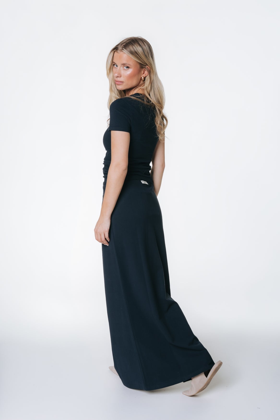 Fitted Maxi Skirt | Dark Navy