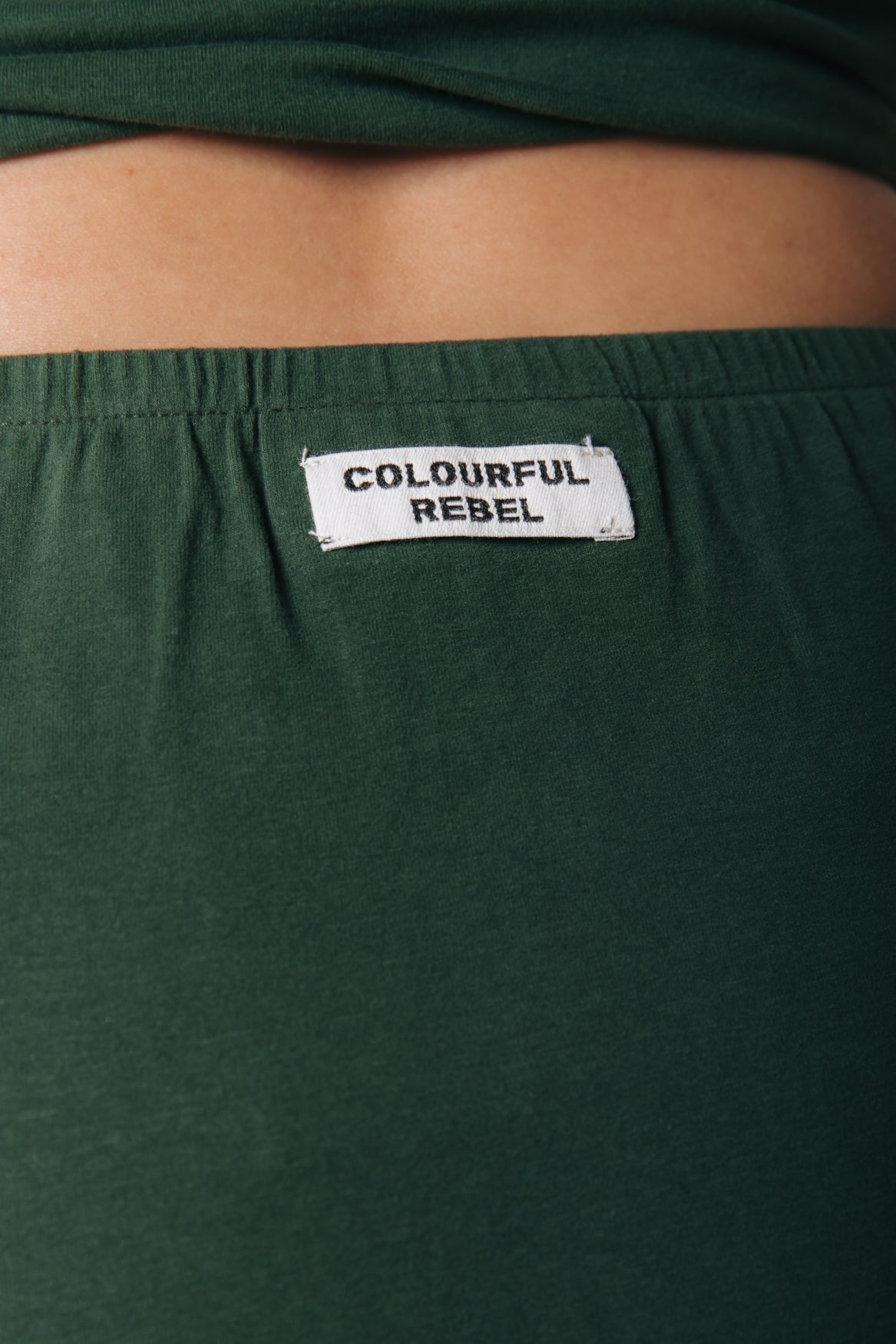 Fitted Maxi Skirt | Dark green