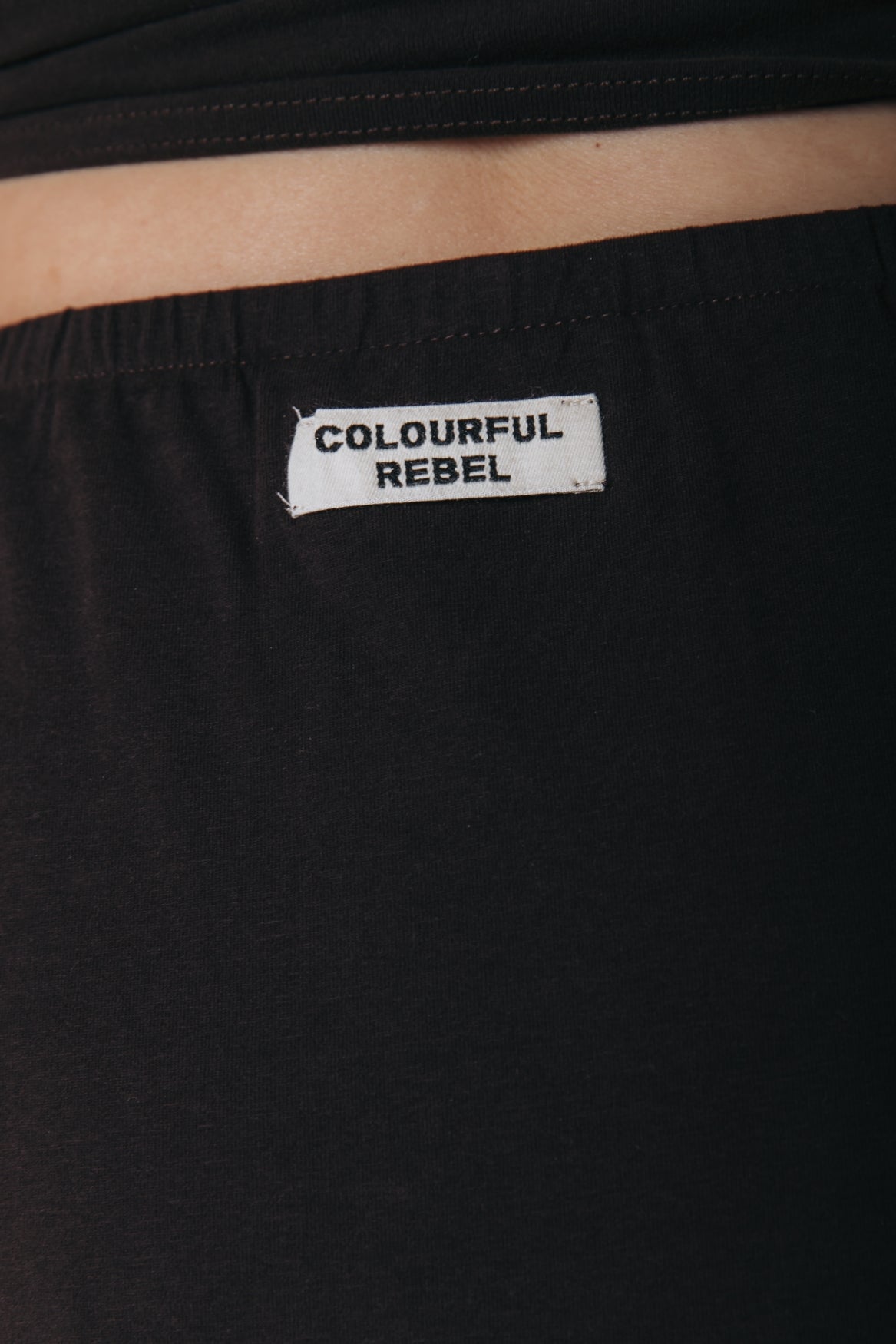 Figurbetonter Maxirock | Dunkelbraun