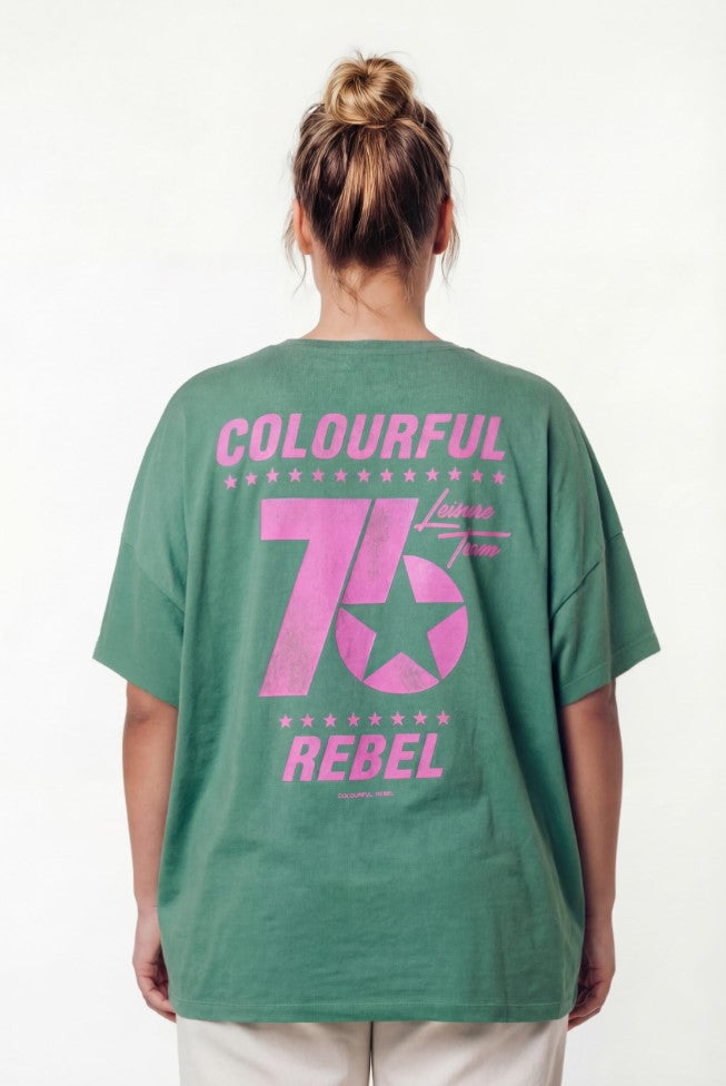CR 76 T-shirt | Off Green