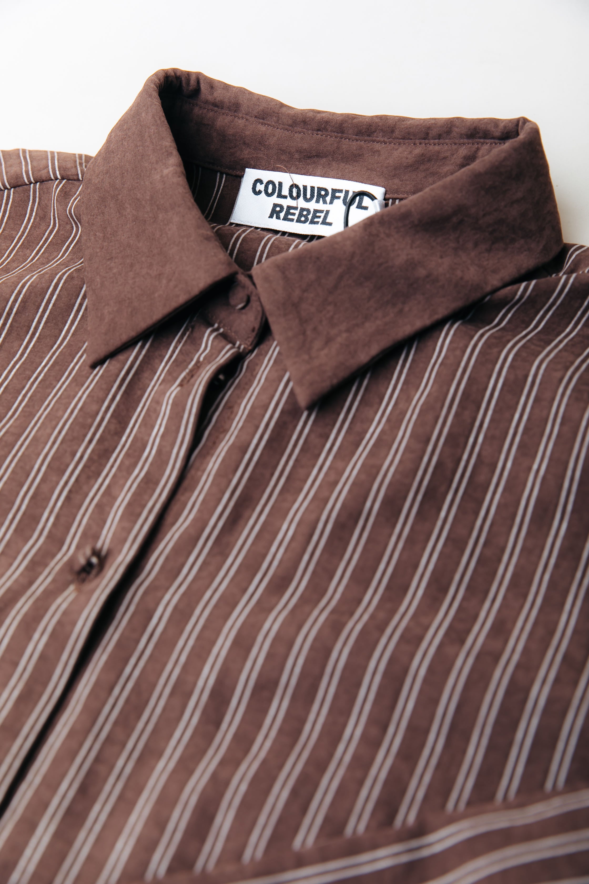 Illy Striped Blouse | Brown