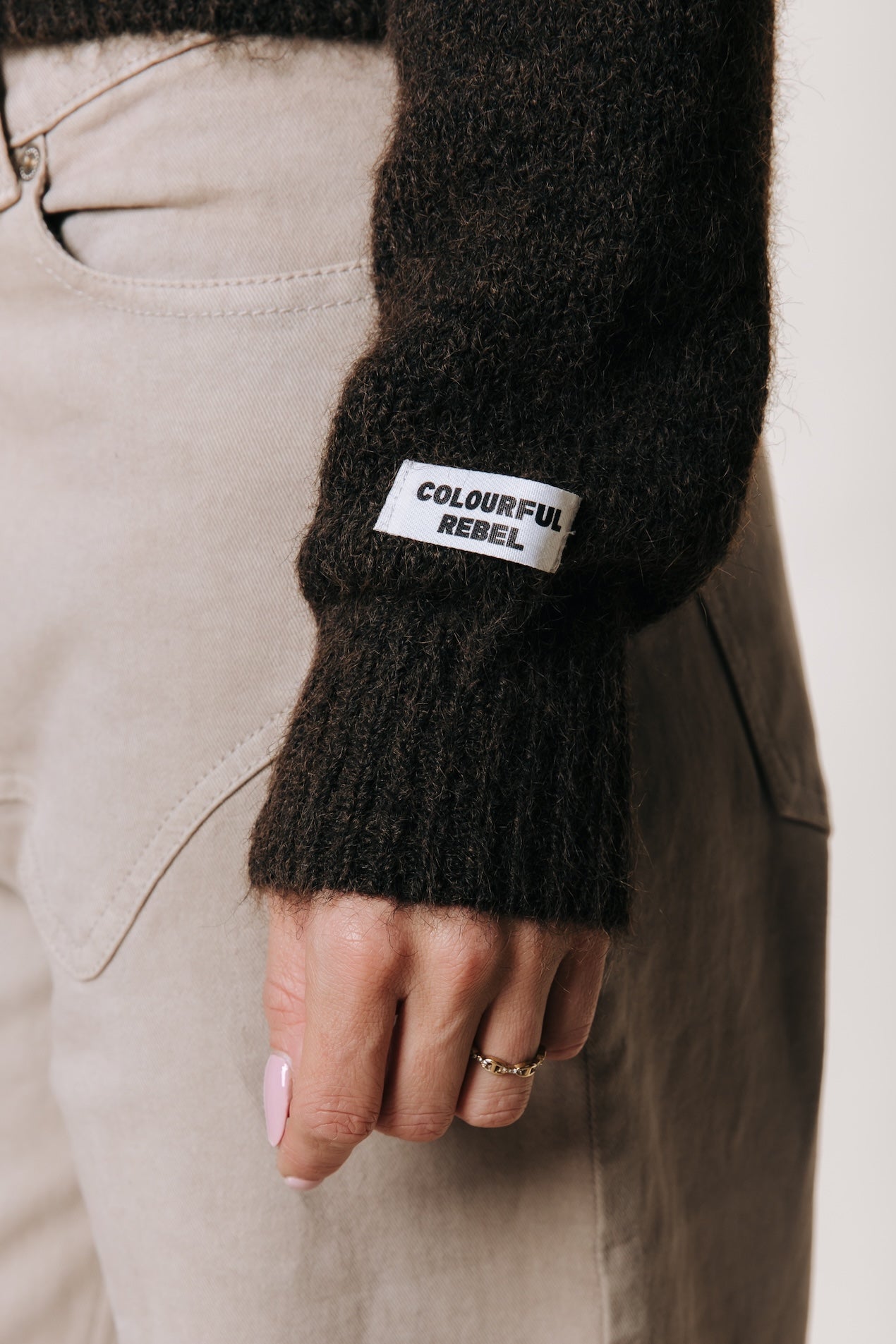 Yara Knitted Cardigan | Brown