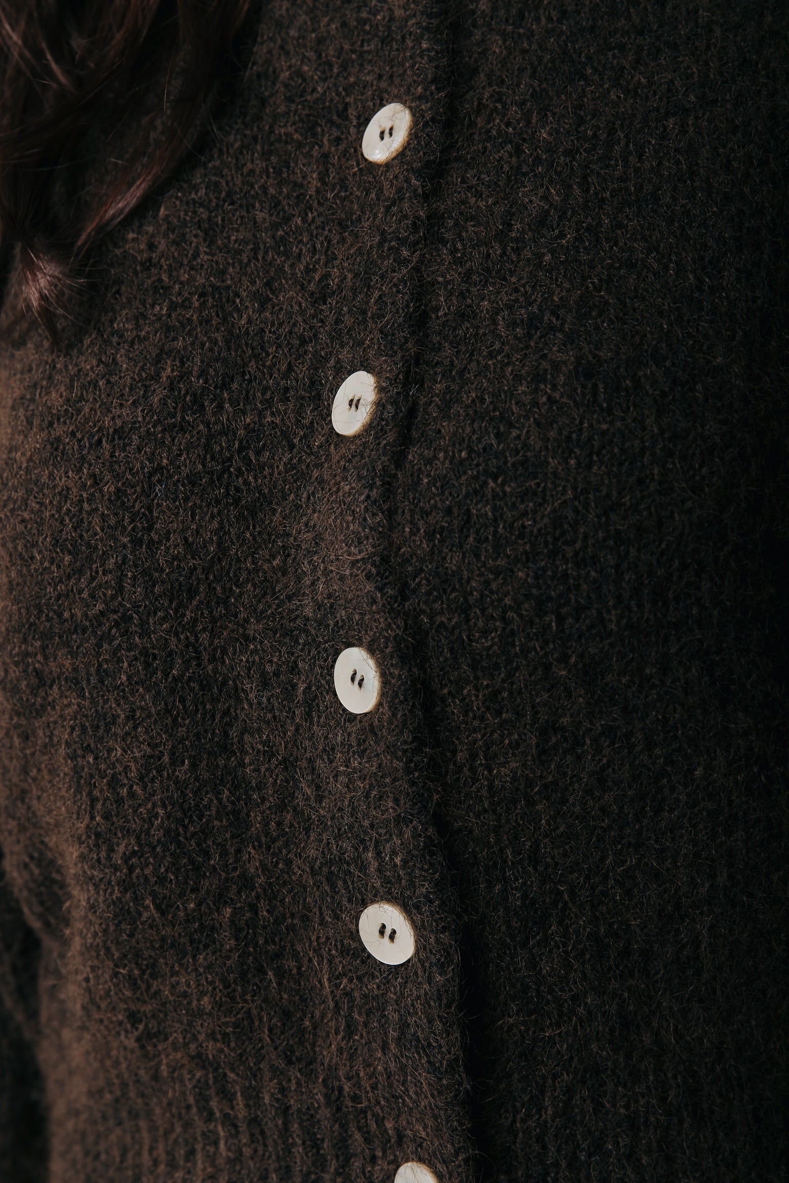 Yara Knitted Cardigan | Brown