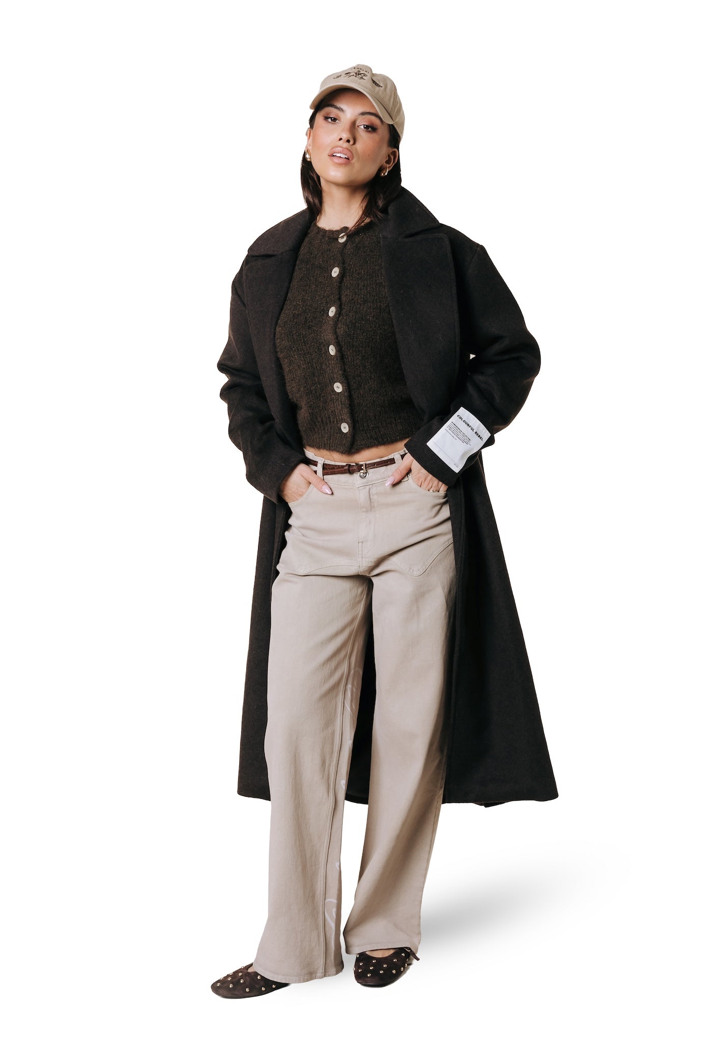Yara Knitted Cardigan | Brown