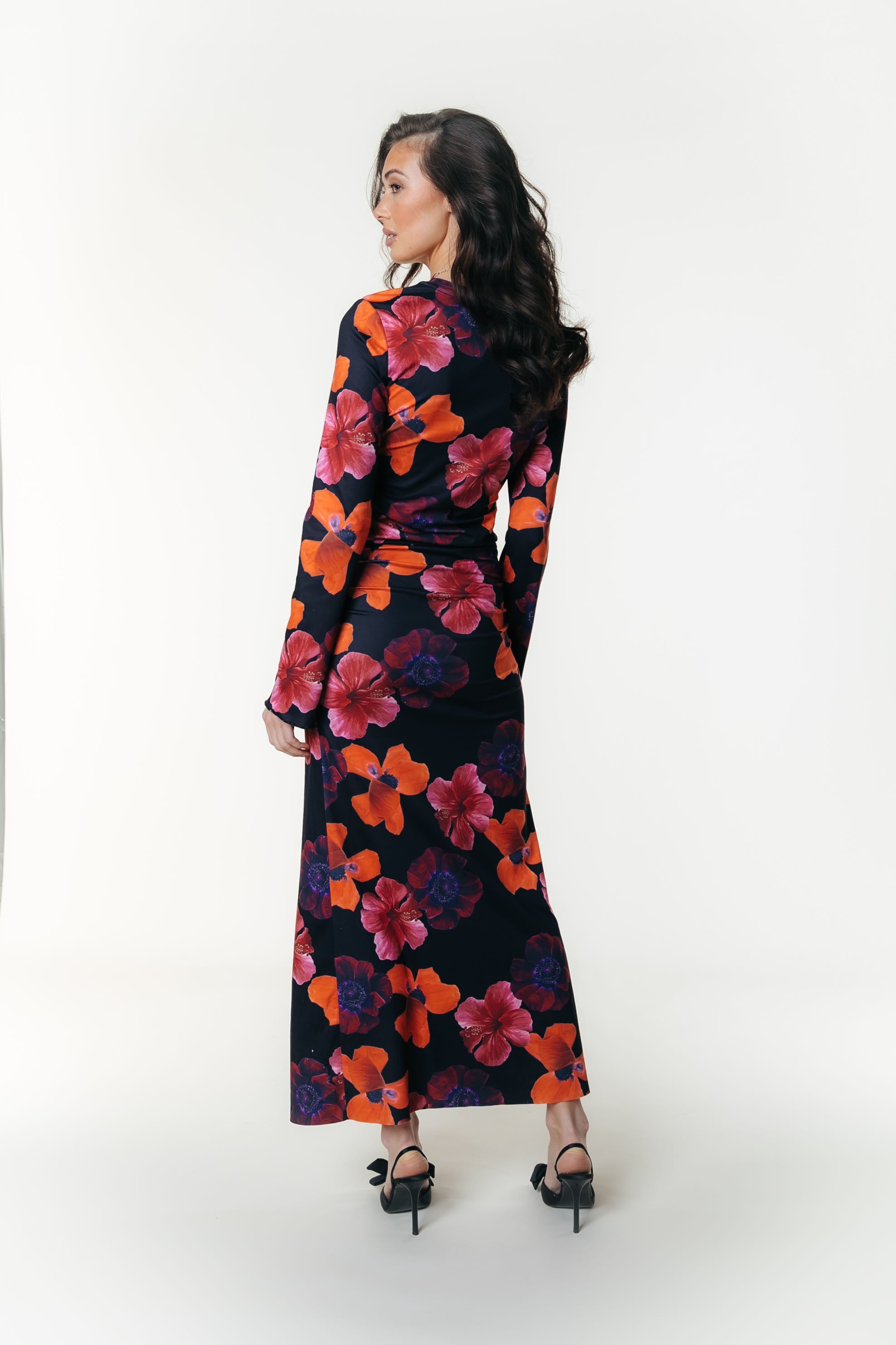 Maude Flower Maxi Dress | Multicolor