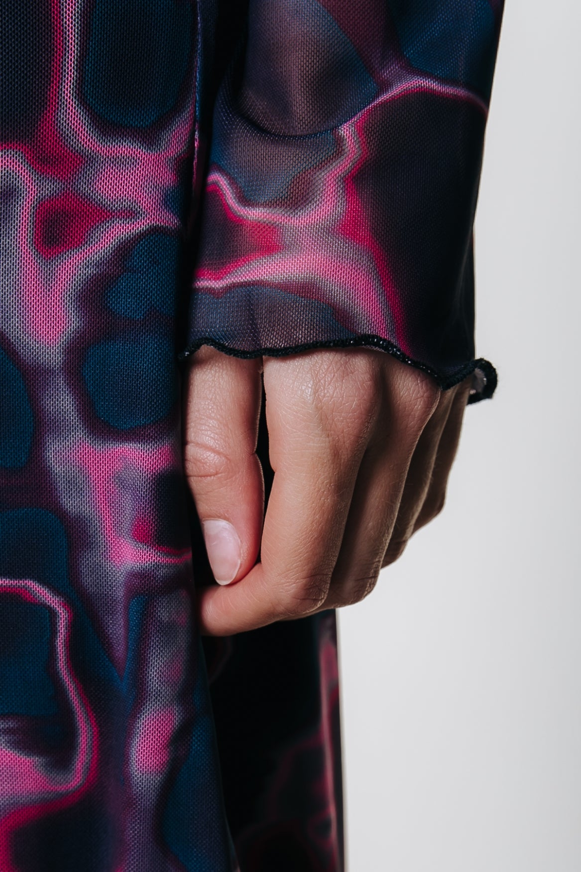 Maude Swirl Mesh Dress | Multicolor