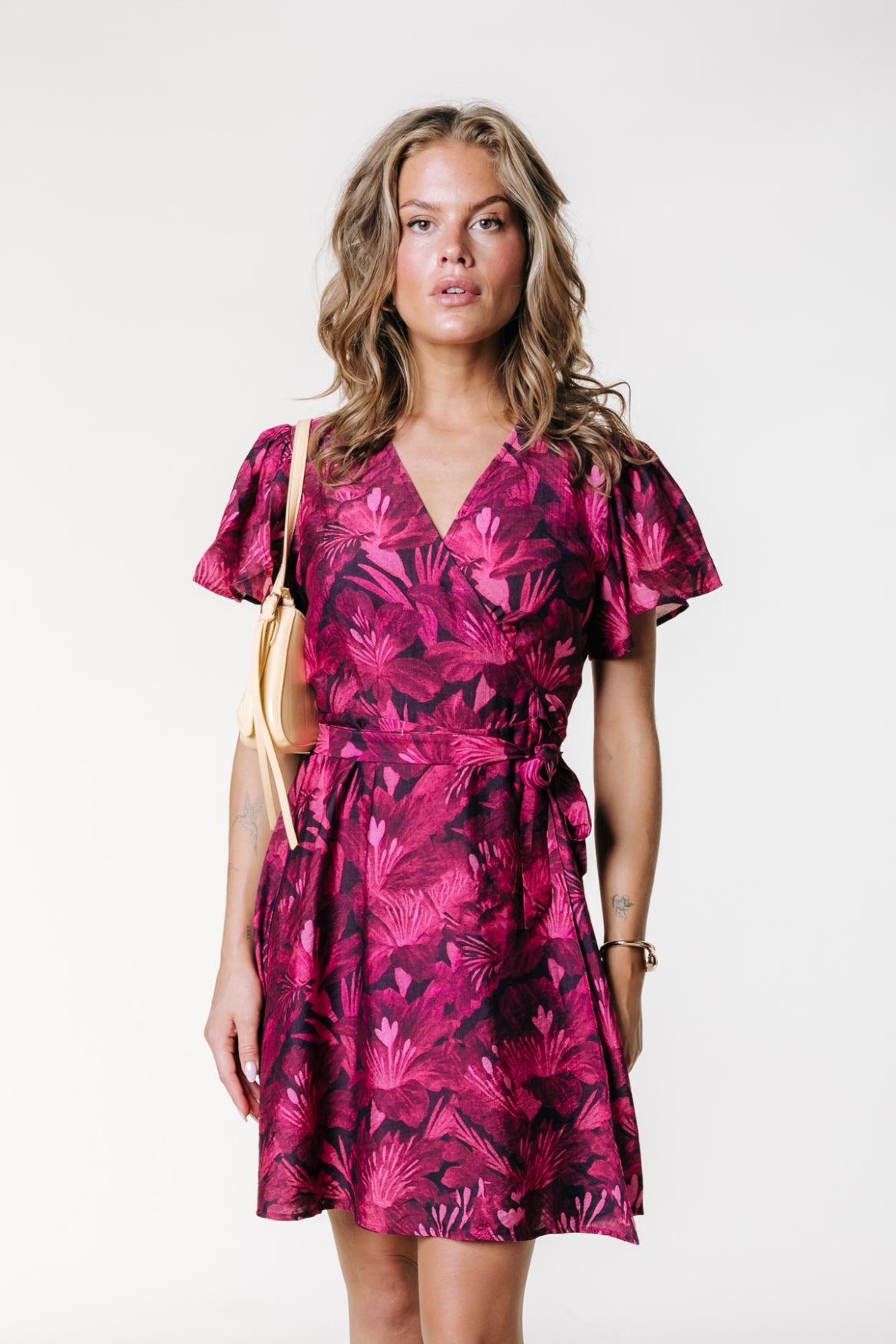 Nova Flower Dress | Light pink