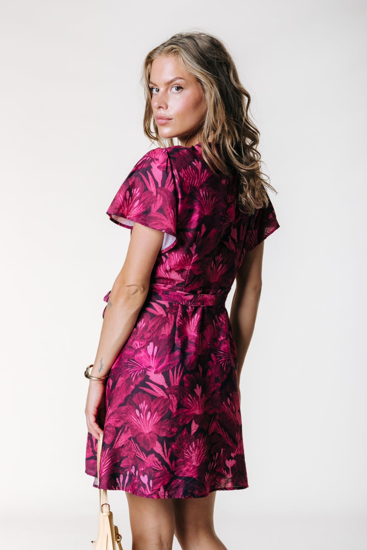 Nova Flower Dress | Light pink