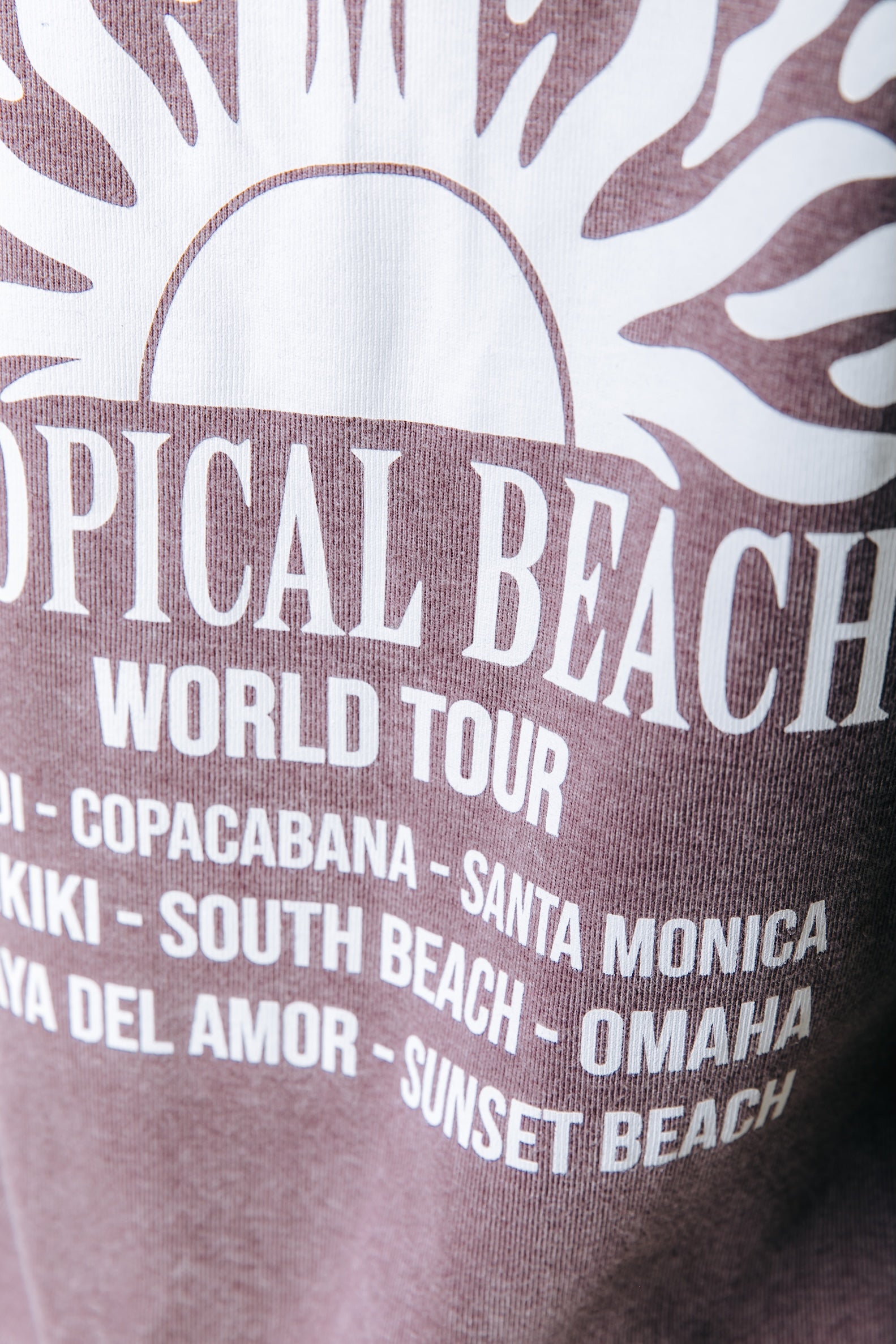 Tropcial Beach Padded Dress | Warm Brown