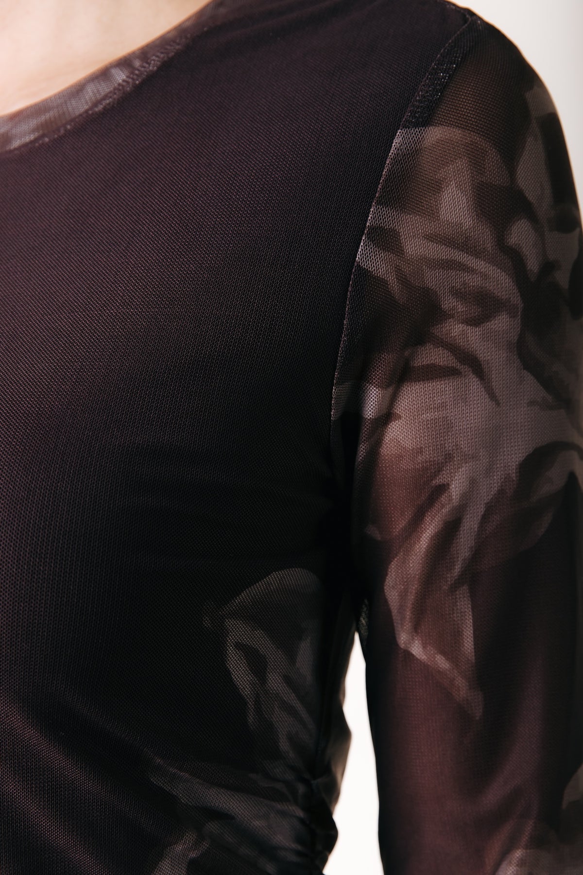 Maude Blumennetzkleid | Braun