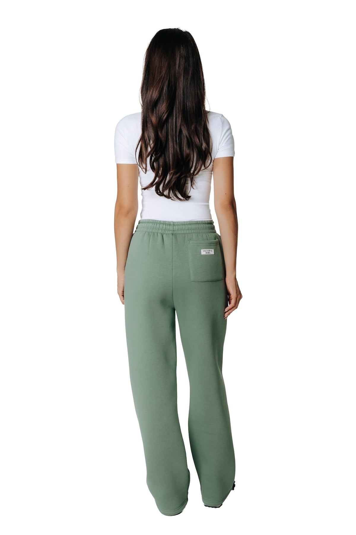 Label Sweatpants | Olive Green