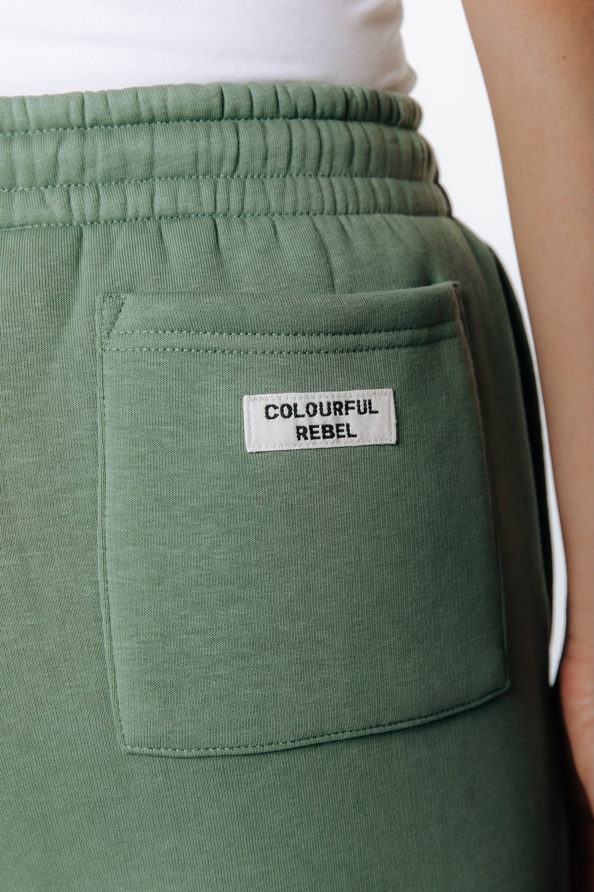 Label Sweatpants | Olive Green