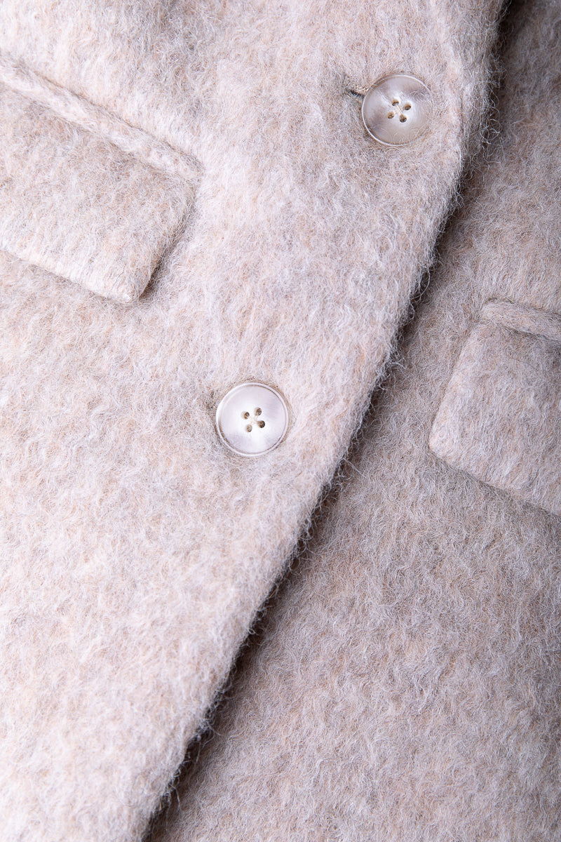 Gemma Hairy Blazer | Beige