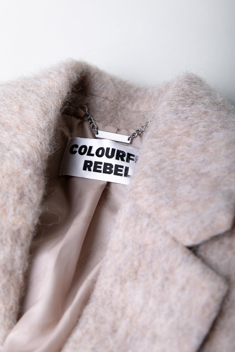 Gemma Hairy Blazer | Beige