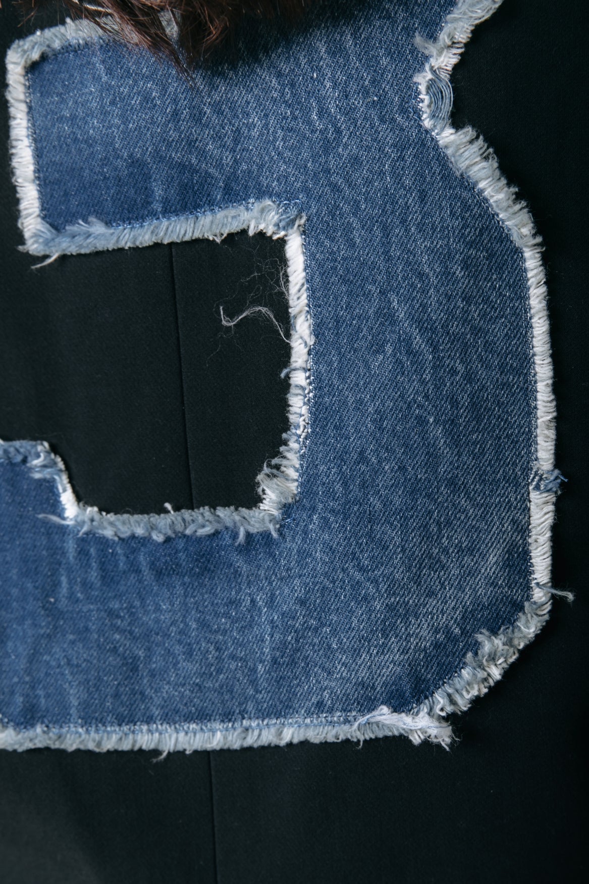 Jesra Blazer Denim Patch | Black