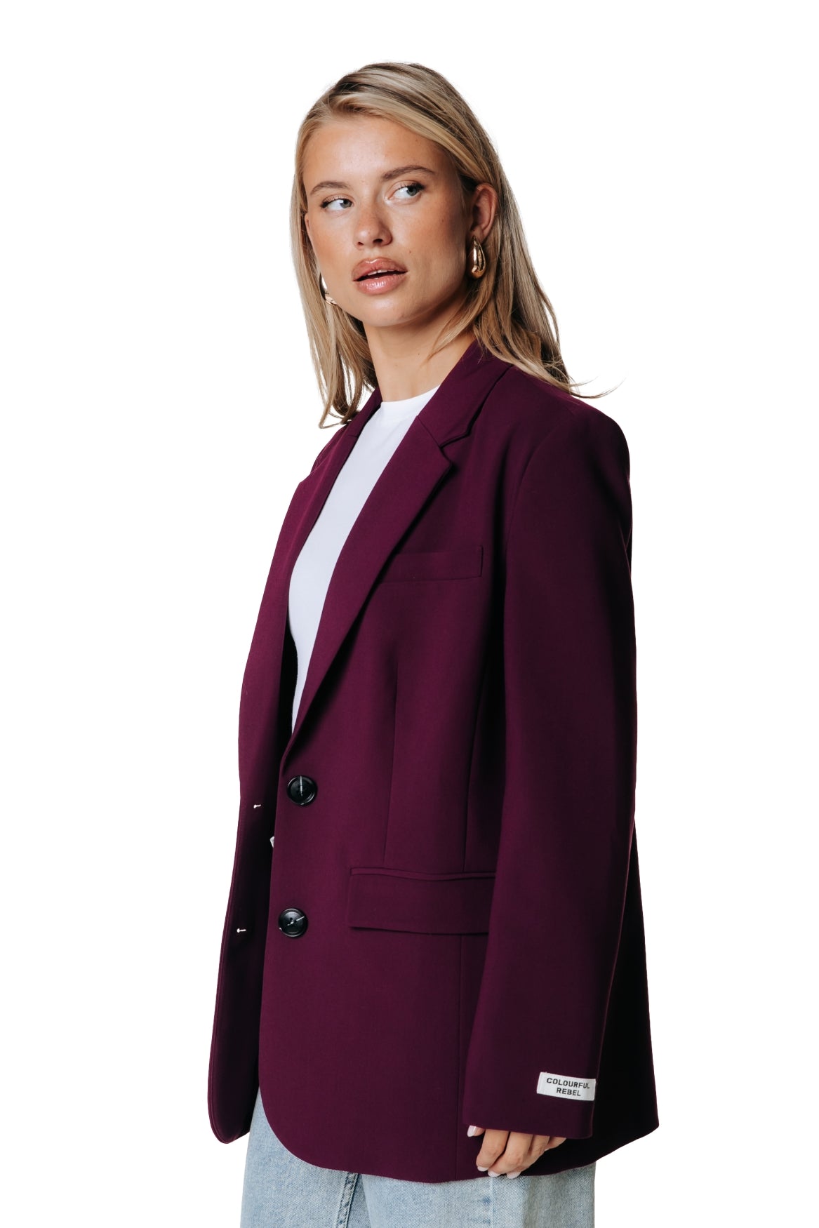Gemma Blazer | Merlot Red