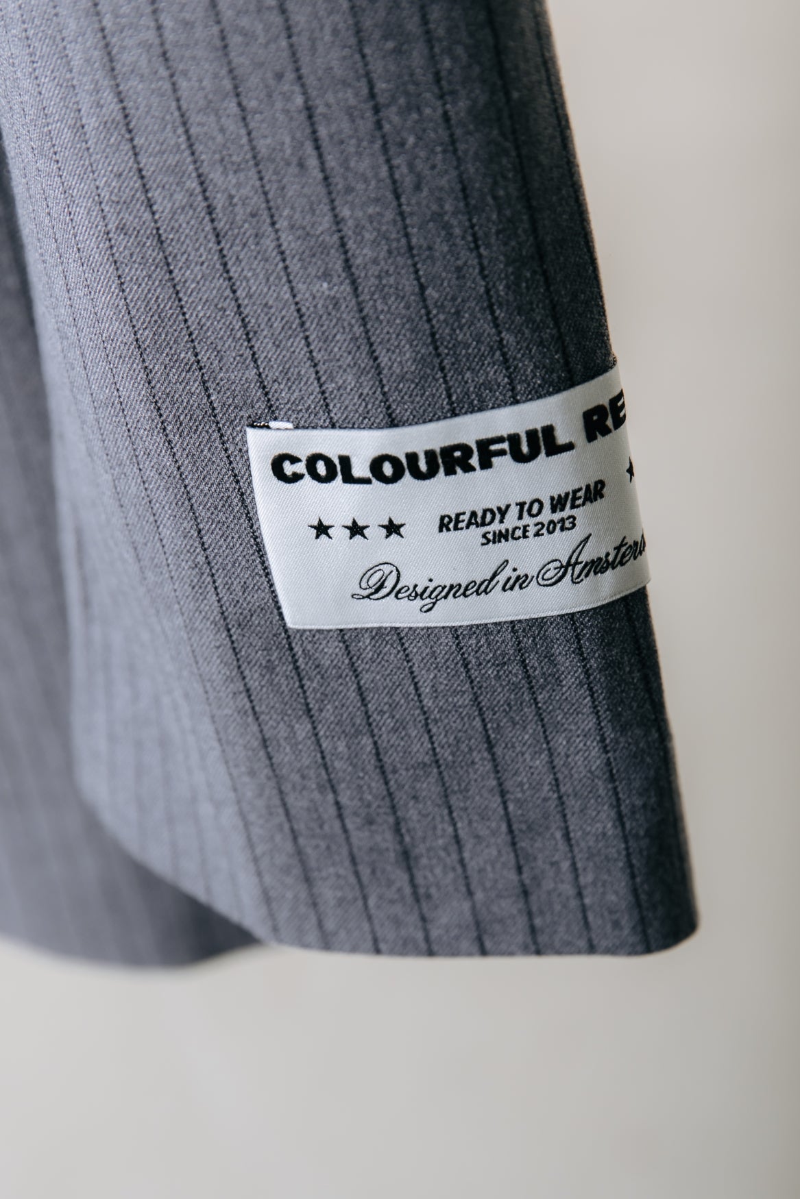 Jesra Stripe Blazer | Grey