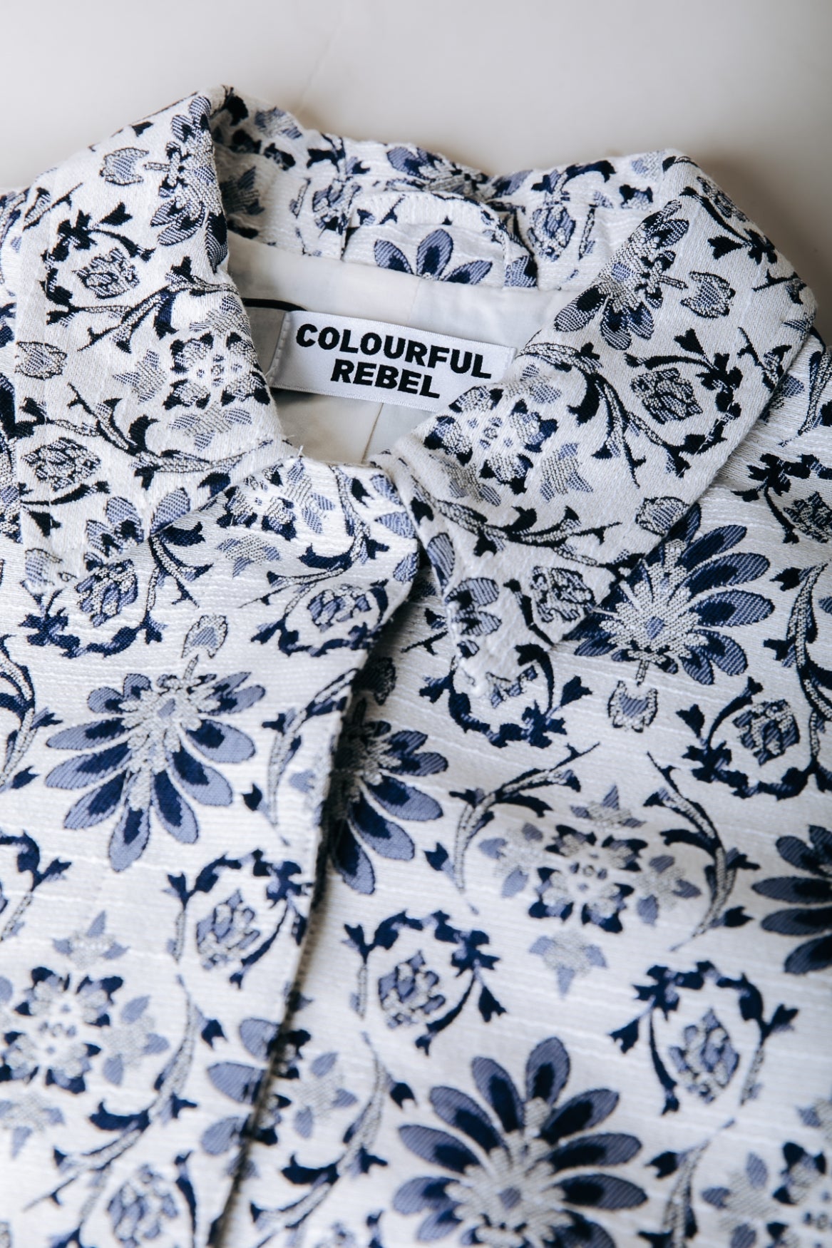 Bente Flower Jacquard Bomber Jacket | Multicolor