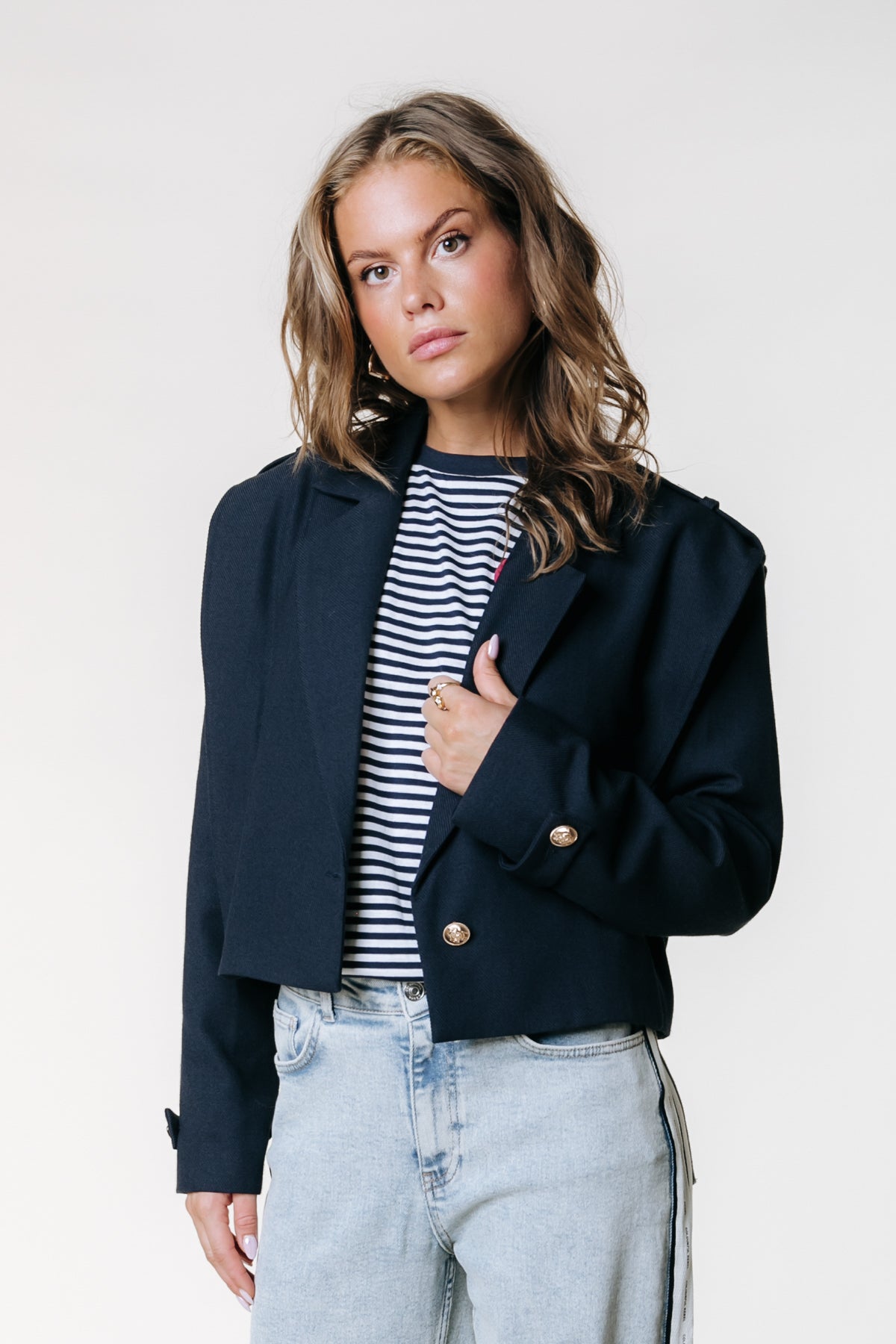 Beau Marine Blazer | Deep blue