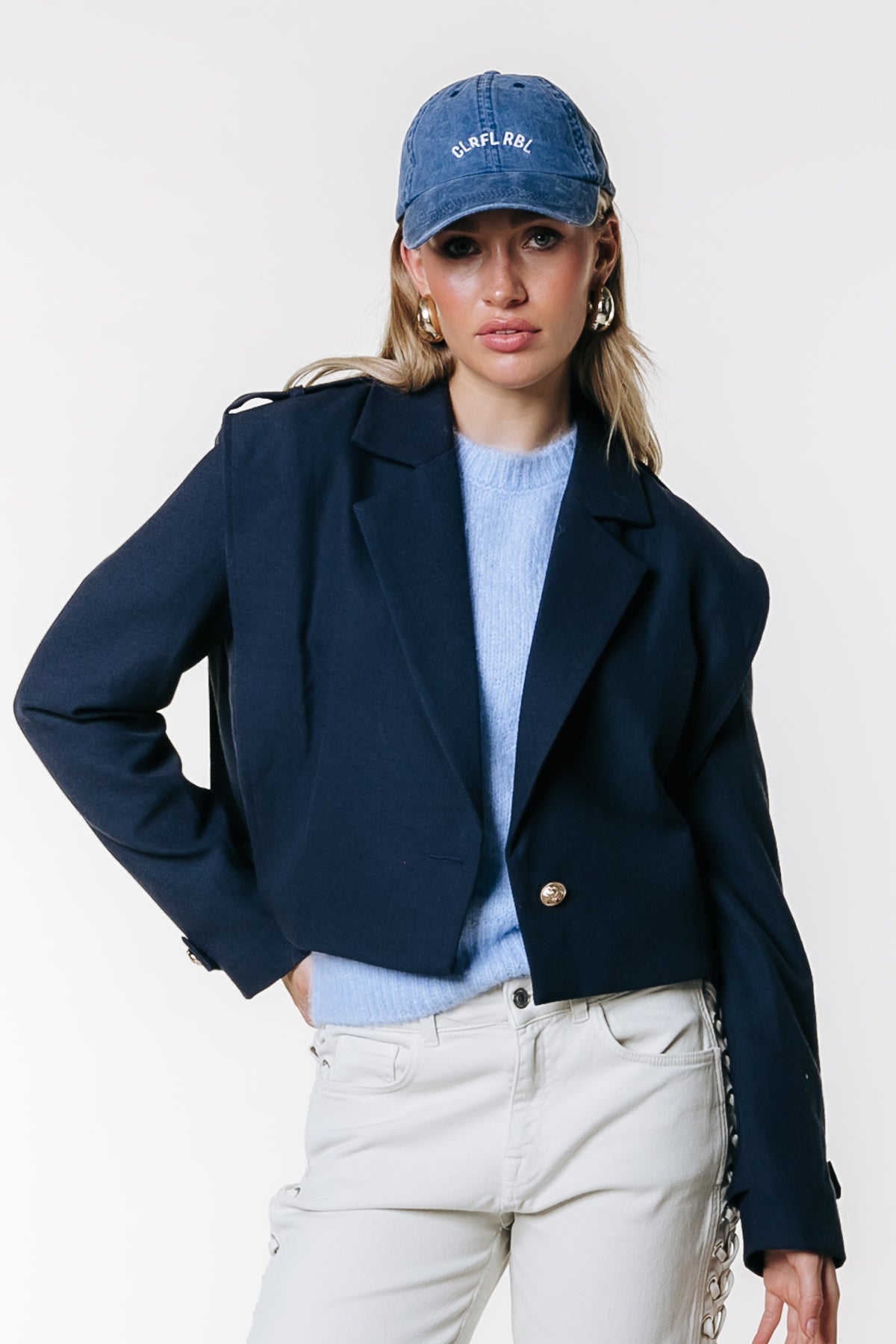 Beau Marine Blazer | Deep blue