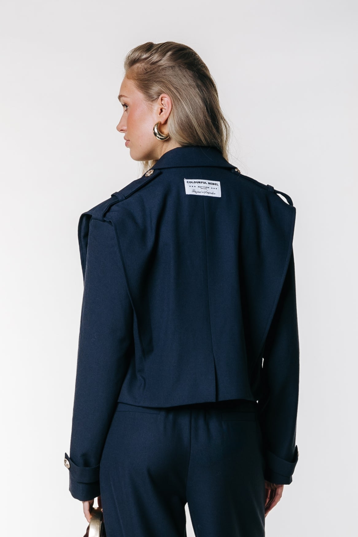 Beau Short Marine Blazer | Deep blue