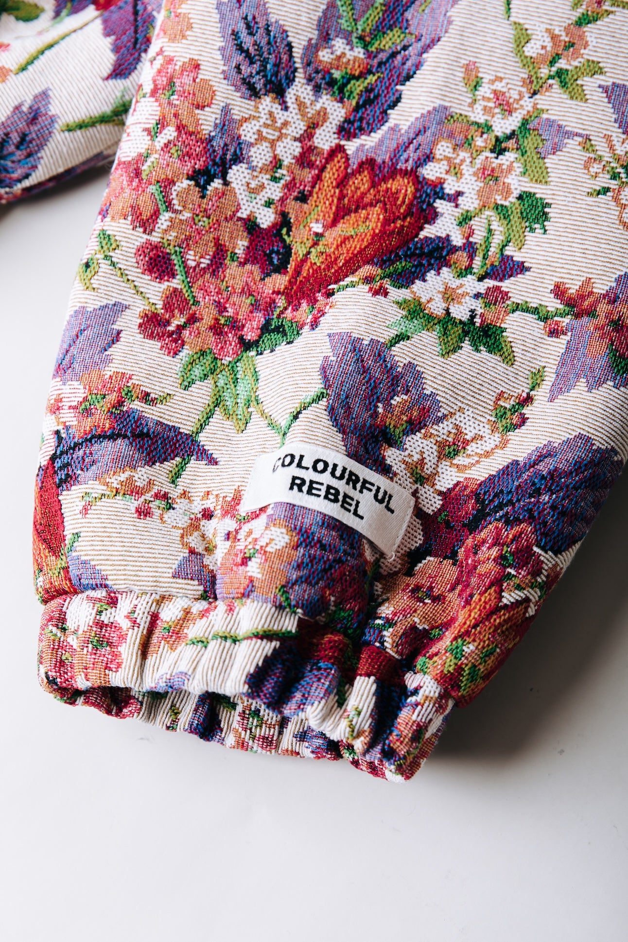 Bente Flower Jacquard Jacket | Off white