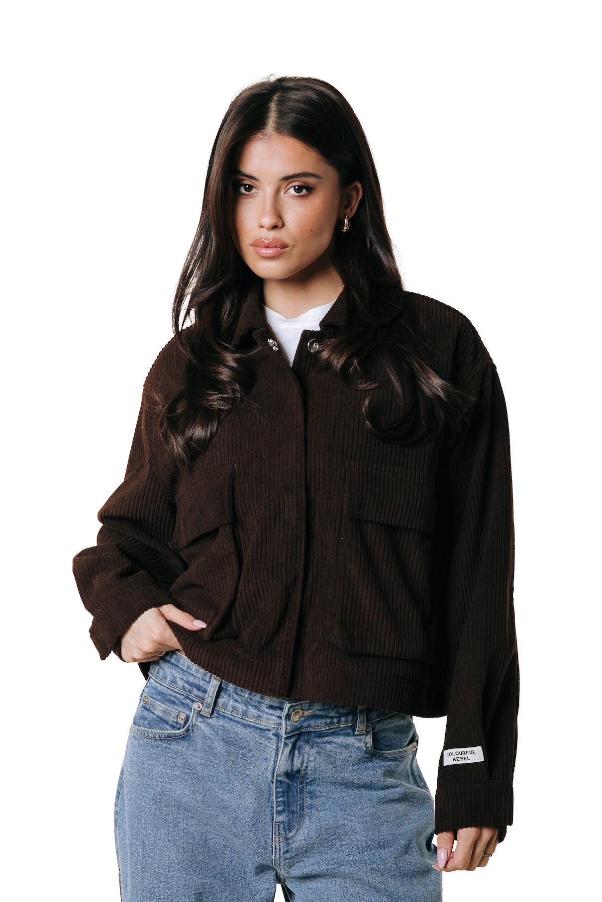Jo Cordjacke im Worker-Stil | Braun