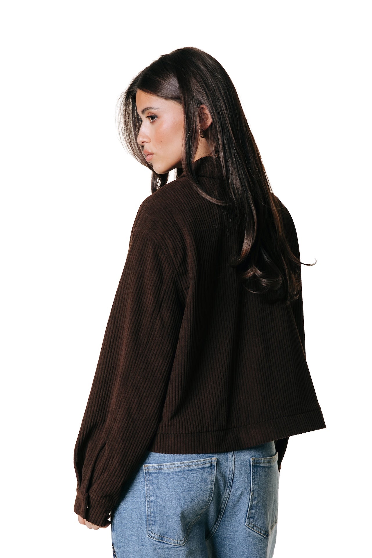 Jo Cordjacke im Worker-Stil | Braun