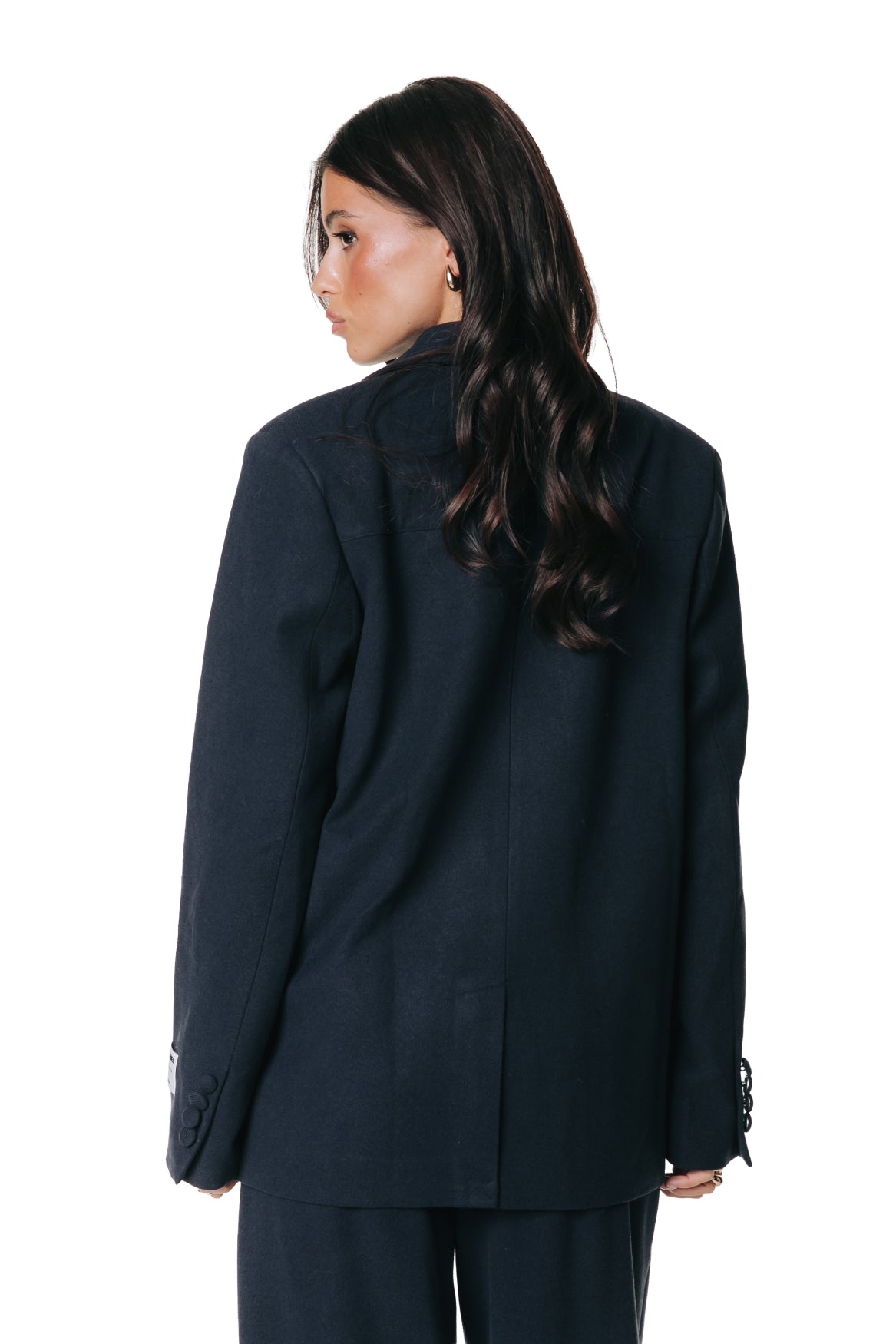 Callista Oversized Utility Blazer | Navy