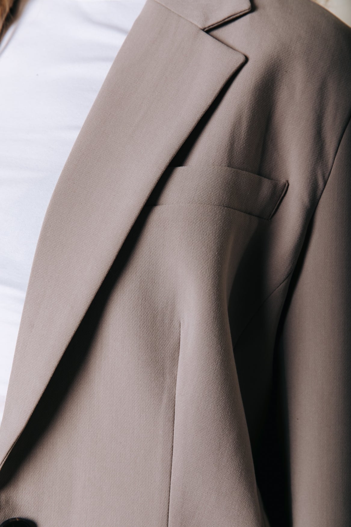 Jesra Fringe Blazer | Beige
