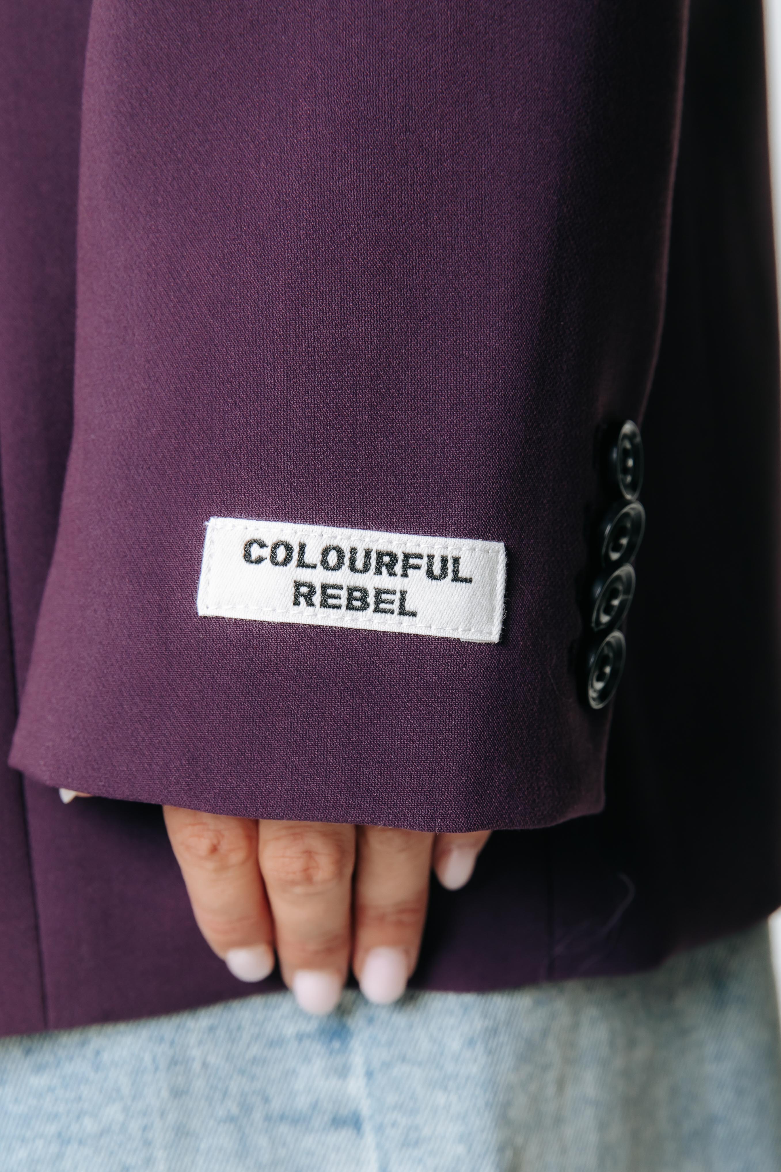 Gemma Blazer | Dark purple