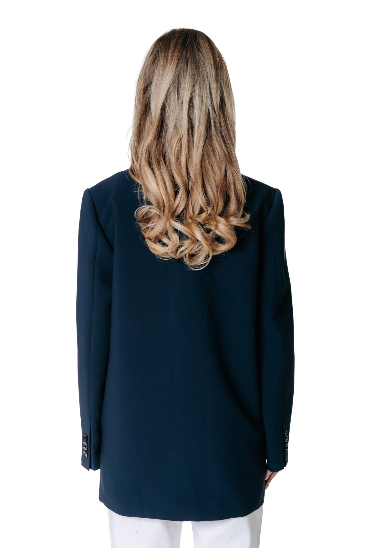 Jolly Denim Patch Blazer | Navy