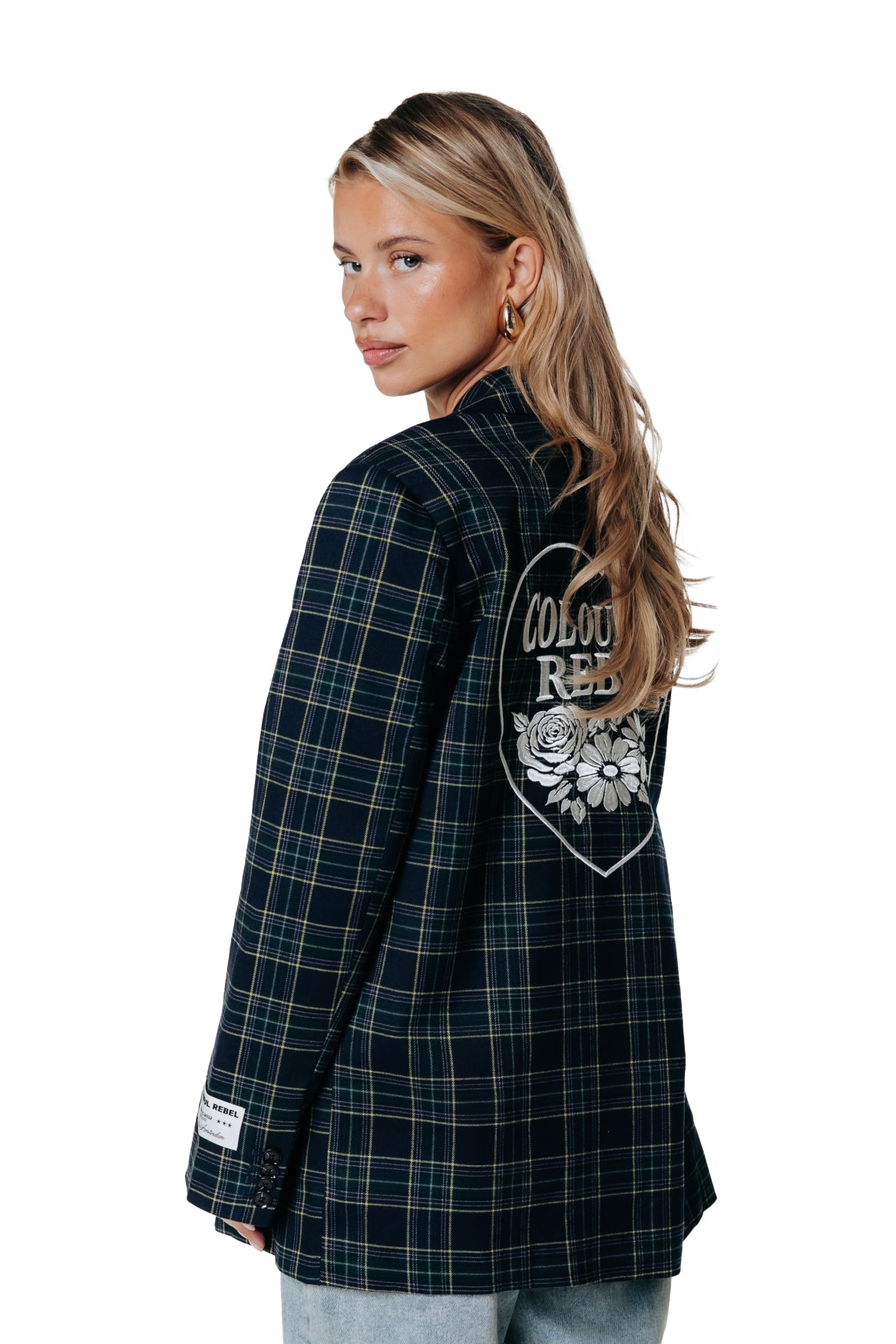 Gemma Heart Flower Blazer | Multicolor
