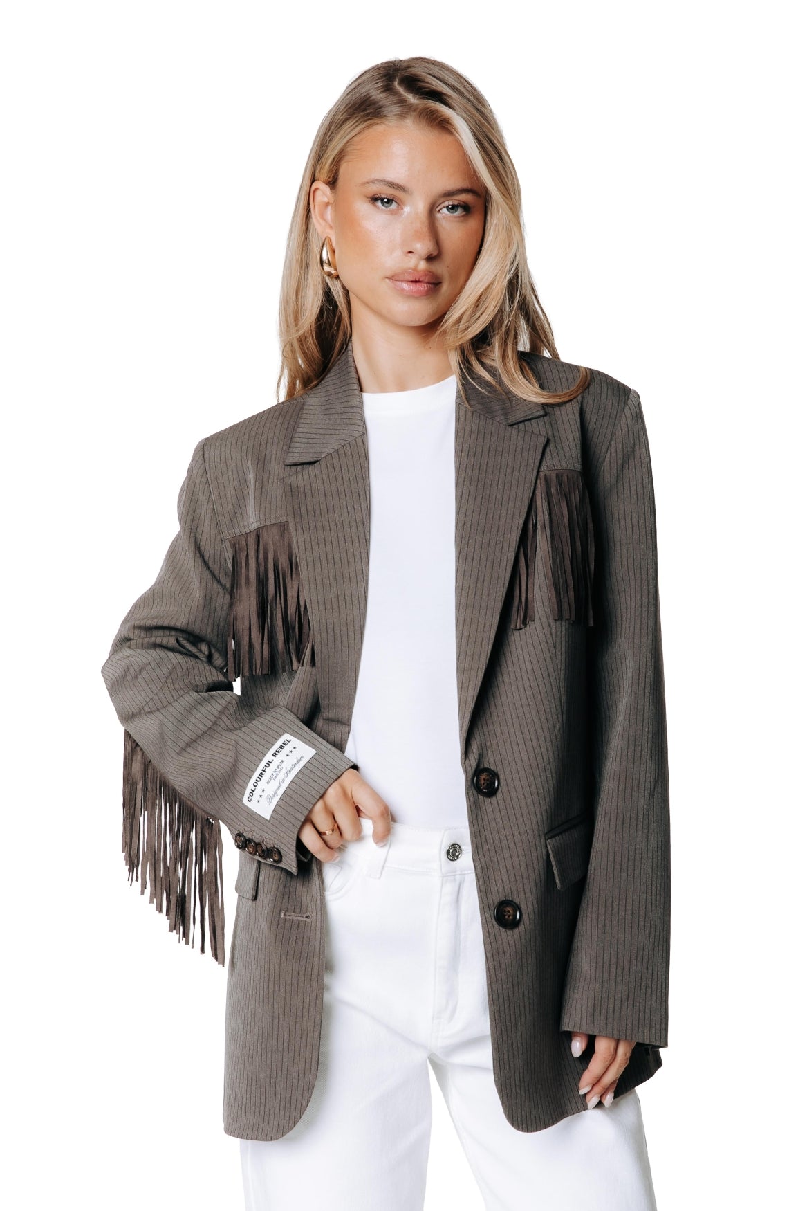 Gemma Western Blazer | Brown
