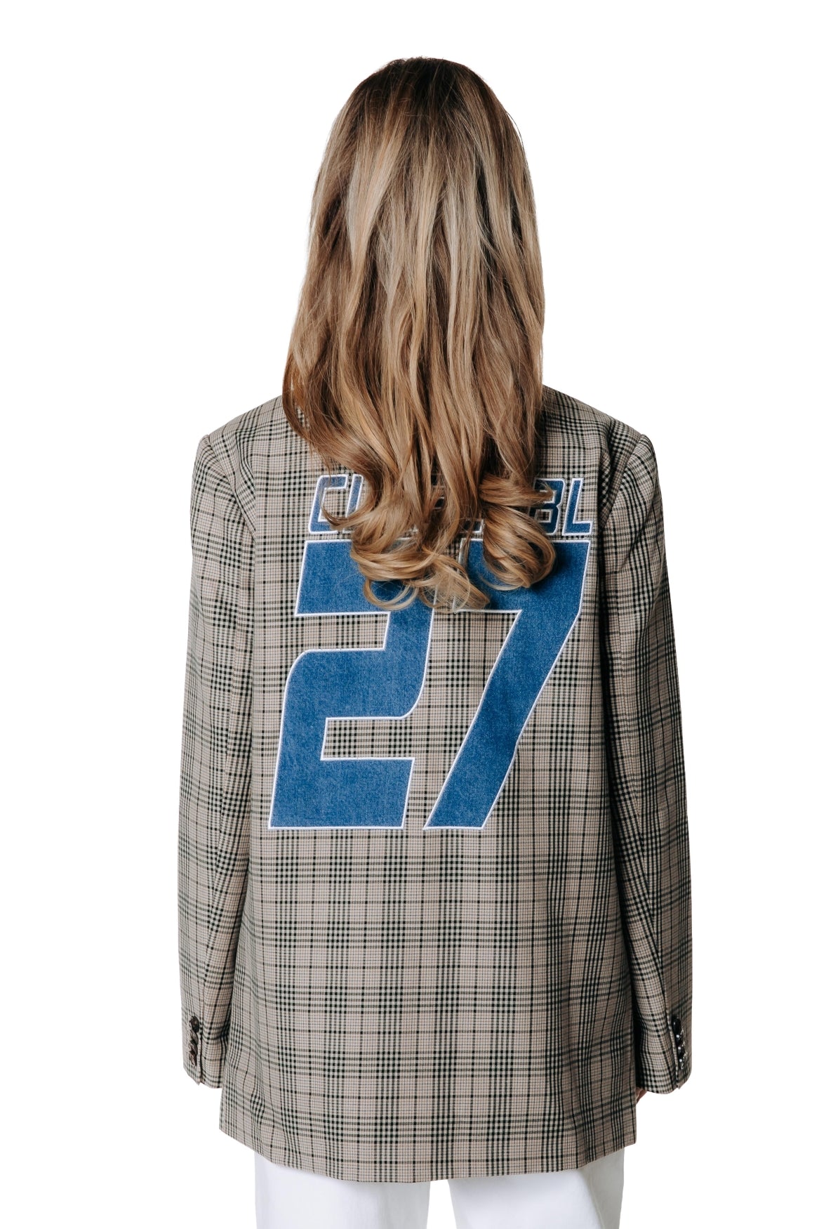 Gemma Check Nr 27 Blazer | Beige