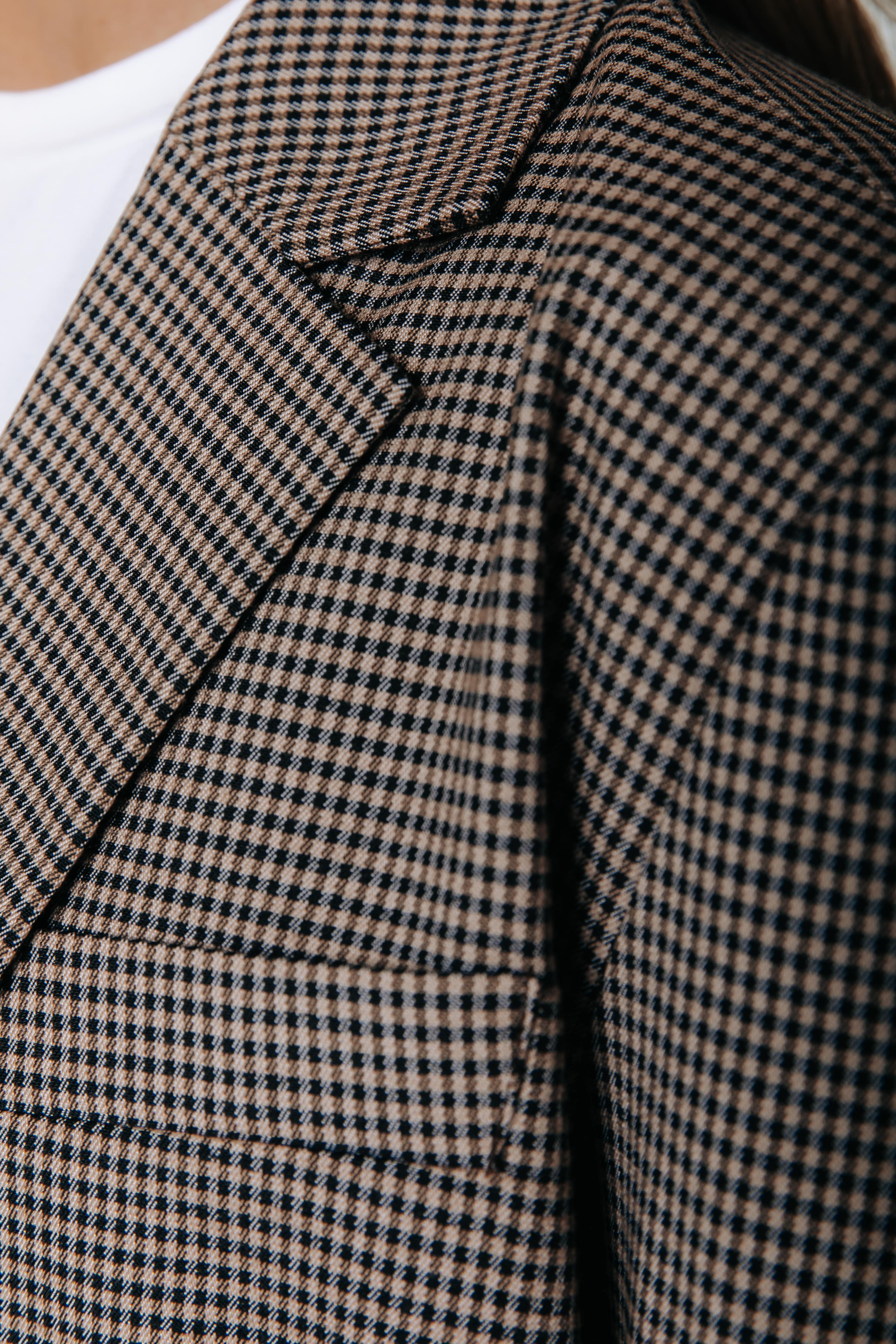 Mimmi Dogtooth Blazer | Light brown