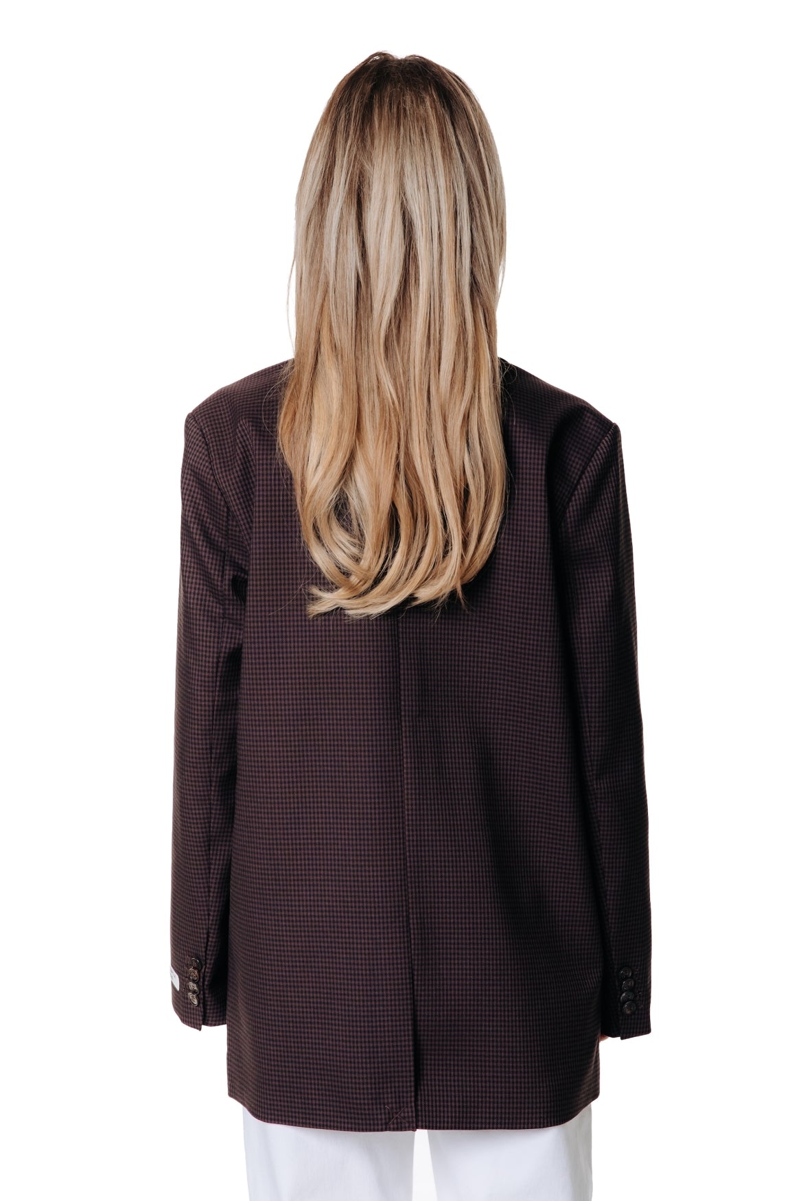 Mimmi Dogtooth Blazer | Brown