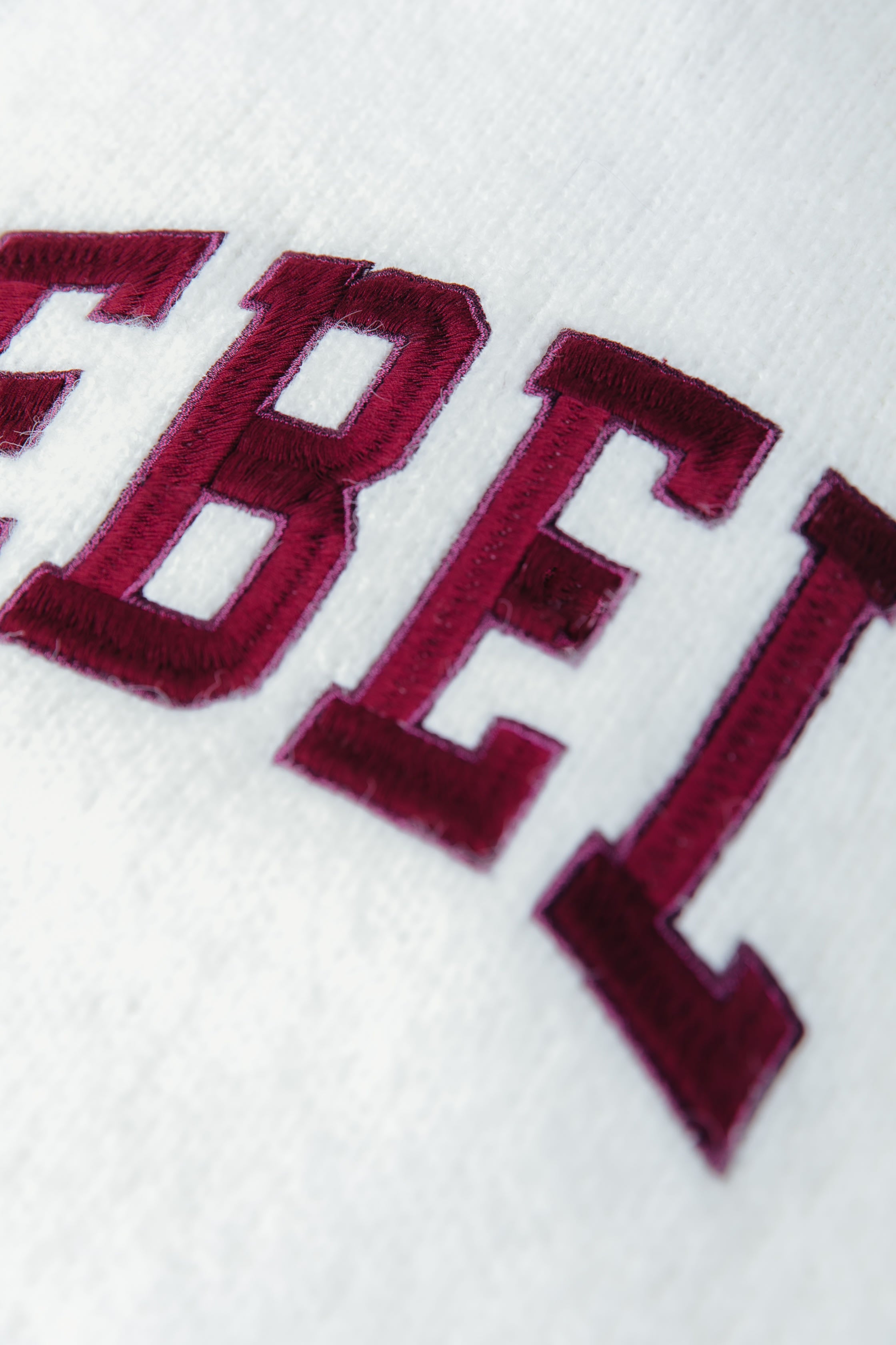 Rebel Crewneck Knitted Sweater | Off white