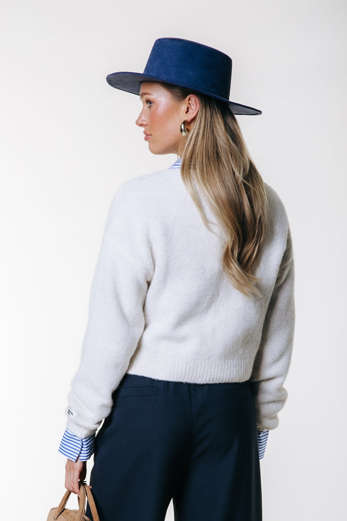 Hazel Bow Knit | Sand