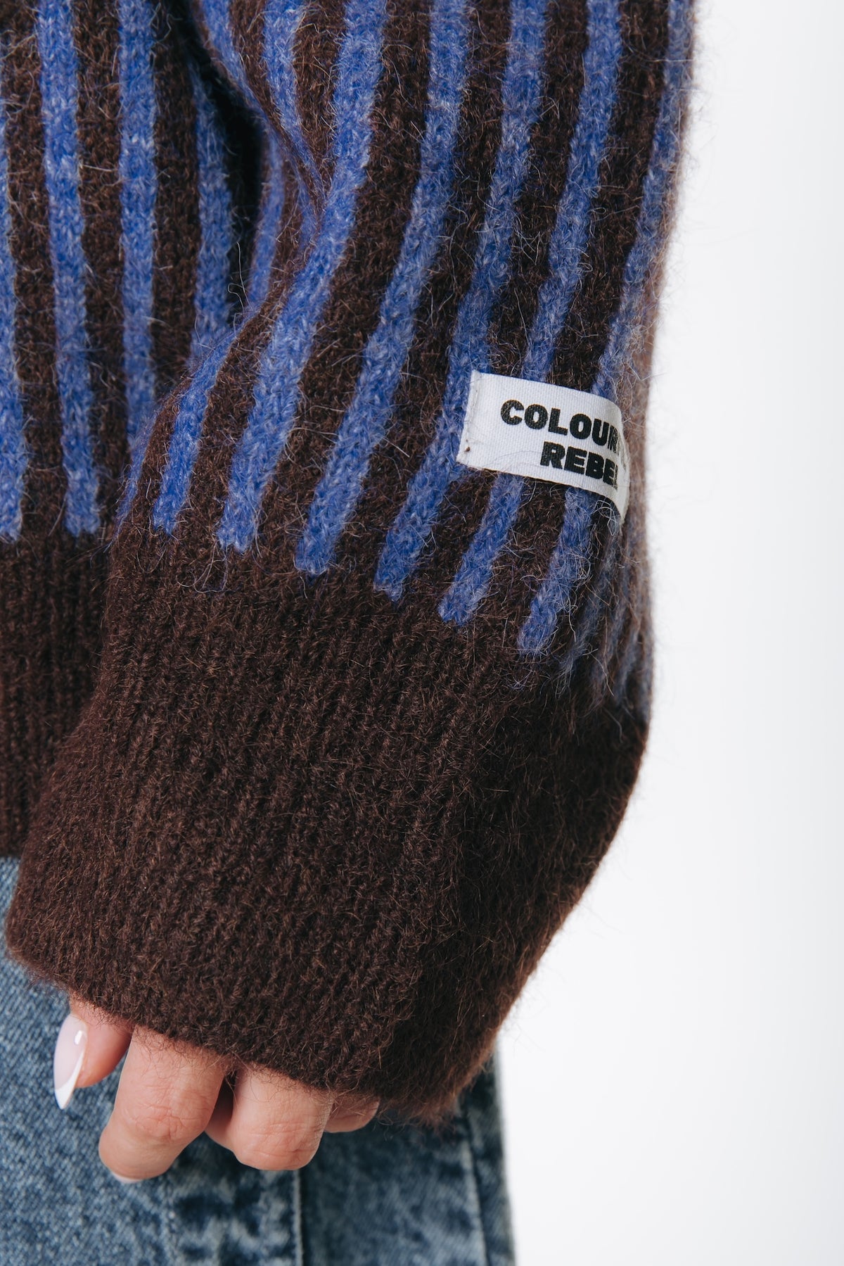 Lou Two Tone Sriped Knit | Multicolor
