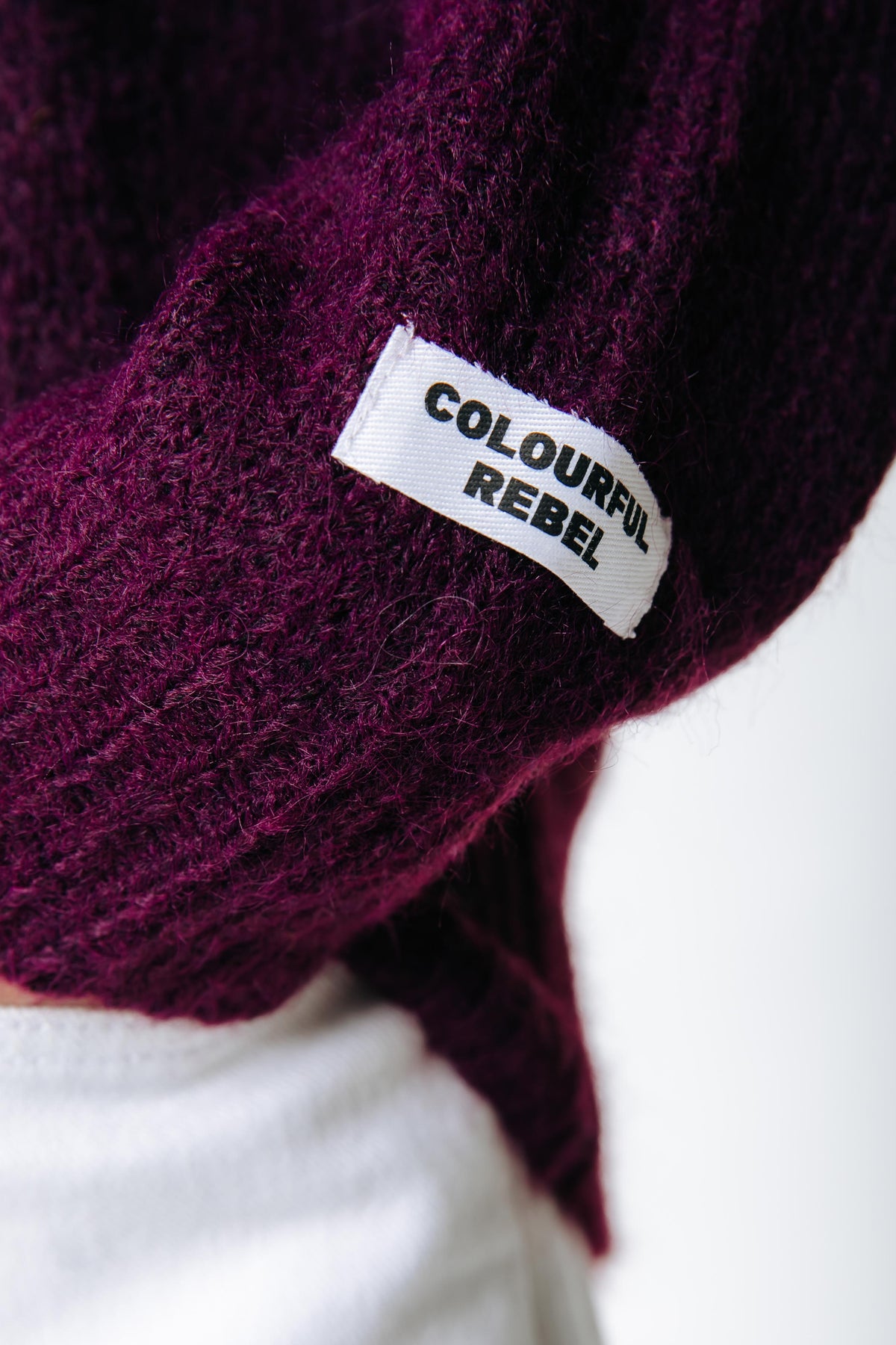 Olivia Knit | Merlot Red